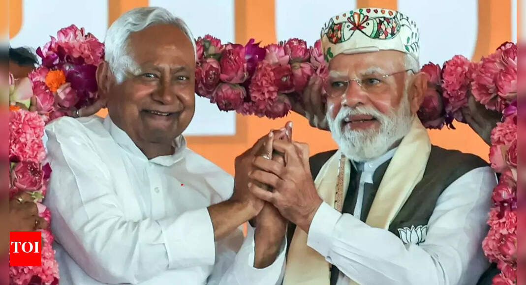 The National Democratic Alliance (NDA) secured a stunning landslide victory in Bihar, winning 202 out of 243 assembly seats. This outcome highlights Chief Minister Nitish Kumar’s political resilience and Prime Minister Narendra Modi’s influence, while also marking a significant moment for women voters and a strategic shift in coalition building. (Photo: PTI) PATNA: National Democratic Alliance (NDA) won a stunning landslide in Bihar, with the governing coalition headed by chief minister Nitish Kumar bagging 202 of 243 assembly seats in a hugely one-sided outcome that underscores the JDU boss’s political resilience despite two decades in office, and PM Narendra Modi’s sway over voters, while deflating the Grand Alliance’s Rahul Gandhi-led campaign against “vote theft”.The overwhelming victory puts BJP on a firm footing ahead of approaching encounters, especially in West Bengal and Tamil Nadu.The outcome, which surpassed NDA’s own expectations, is seen as a pro-incumbency vote conveying gratitude to Nitish Kumar, who put the state back on track after a widely perceived 15 years of anarchy, and marks a “coming of age” moment for women voters who turned out in huge numbers to reciprocate Nitish-led NDA govt’s measures to empower them using a whole spectrum of means. It also speaks to the success of a strategy to overpower the numerically robust Muslim-Yadav combination with a broader tent covering “most backward classes”, “non-Yadav backwards”, extremely backward classes, and significant sections of Dalits.It was the first time that women – including possibly those from the Yadav community – in a supposedly “socially backward” state made themselves felt as an independent electoral category. The landslide should potentially put Nitish Kumar on the way to becoming one of India’s longest-serving CMs. Encouraged by largest party status, many in BJP may ask it to claim Bihar CM’s chair Bihar voters disregarded concerns about CM Nitish Kumar’s health and past political flip-flops to vote overwhelmingly for him. JDU’s score of 85, which would have looked improbable after the underwhelming 43 it managed five years ago, was facilitated also by perfect coordination with BJP.Nitish Does It Again: Alliance Back With Landmark 202 SeatsBJP, fuelled by Modi’s popularity in the state, has for the first time emerged as the single largest party in the state, an achievement that may encourage many in the party to stake claim to the chief ministership. BJP was also the glue for the coalition.Other members of the NDA alliance – Chirag Paswan’s Lok Janshakti Party, Union minister Jitanram Manjhi’s HAM and Upendra Kushwaha’s RLM – contributed to the thumping win with spectacular strike rates.In contrast, the rival RJD-led Mahagathbandhan fared poorly. The Tejashwi-led RJD barely escaped the political ignominy of slumping below its poorest score of 22, which it had crashed to in 2010. Congress, in keeping with what has become a pattern, again fared disastrously, plumbing to an embarrassing single-digit score of 6. CPI-ML’s streak of successes since 2020 also came to a halt, with the leftist formation winning 2.Asaduddin Owaisi’s AIMIM has secured 5 seats, but the significance of its success stretches beyond the numbers in that it reflects a yearning among Muslims to diversity options beyond “secular” options led by non-Muslims.The coronation of Tejashwi, a CM-in-waiting for five years now, has been further delayed. He now must contend with the risk of BJP making overtures to Yadavs, with RJD having been out of govt for almost 20 years now. Nitish has never dropped his attempt to claim the Muslim vote and may redouble his efforts.In terms of national politics, the Gandhi-led Congress is the bigger loser, with his “vote theft” claim not getting any traction with Bihar voters. Congress responded to the shock by sticking to its guns. But it may come under pressure from within to revisit the drawing board.The biggest letdown, however, was Prashant Kishor, whose Jan Suraaj Party drew a blank, proving yet again that a successful career in political consultancy does not automatically translate into one’s own political success.About the AuthorManoj ChaurasiaManoj Chaurasia is a senior political journalist having experience of working for top national and international media in a career spanning over 25 years. He loves writing political, offbeat and human-interest stories.Read MoreEnd of ArticleFollow Us On Social MediaVideos‘Bihar’s New MY Formula Is Mahila & Youth’: PM Modi Targets RJD-Congress After NDA’s Landslide Win‘Too Big To Fail’: South African Envoy On Trump’s G20 Boycott, Says PM Modi’s Presence Crucial‘Misa-Priyanka Ko Dickey Mein…’: Yashwant Deshmukh’s Message to RJD–Cong After NDA’s Bihar WinAir India Bombing Returns To Spotlight, CSIS Warns Canada Of New Extremist Networks And Rising RisksSix Ways Nitish Kumar Proved ‘Tiger Abhi Zinda Hai’ As NDA Registers Big Win in Bihar Assembly Polls‘Full Stop to Many Questions’ Chirag Paswan Hails PM Modi, Nitish as NDA Soars Past 200 SeatsKerala Teenager Dies in Dubai After Rooftop Fall While Trying To Take Photos of Low-Flying PlanesPakistan’s Costly Lobbying Blitz Won Access To Trump As India Faced The Harshest Tariffs, Claims NYTChilling Terror Attack Masterplan: How Medical Professionals Built A 5-Step Nationwide Bombing PlotBihar Assembly Poll Results: NDA Touches 200-Seat Lead, Congress Intensifies SIR, Vote Chori Attacks123PhotostoriesShah Rukh Khan closes the year powerful and proudEgg white versus egg yolk: Which one is healthier for breakfast7 dhaba-style dal preparations to try at home5 unique attractions in America that will make you say “I can’t believe this is real”!From BF Karan Kundrra wanting to marry her right after Bigg Boss to her near-fatal injury on Khatron Ke Khiladi: Tejasswi Prakash talks about life, career and loveSlow down aging naturally: 6 scientifically proven foods that workTop 5 platinum producing countries that generate over 90% of the world’s total platinum5 foods to combine with leftover rice for better nutritionMeet the eagles with the biggest wingspans on EarthLearning with purpose: 5 quotes by Dr BR Ambedkar that students can carry for life123Hot PicksAlinagar Election ResultRaghopur Election ResultBihar Election Result 2025Gold rate todaySilver rate todayPublic Holidays NovemberBank Holidays NovemberTop TrendingLaMelo BallGiannis AntetokounmpoJoel EmbiidAidan HutchinsonNHL Trade RumorLatin GrammyDak PrescottBrazilian Bodybuilder Found DeadPercy HarvinStephen Curry