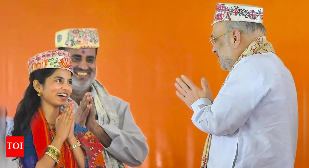 NEW DELHI: Alinagar, a constituency in Bihar’s Darbhanga, was catapulted into limelight when BJP decided to field Maithili Thakur, a popular young folk singer, as its candidate. The high-profile candidature immediately ignited resistance from the grassroots, with old party faithfuls threatening to contest as rebels and jeopardise PM Narendra Modi’s experiment of bringing the young into the party.Enter: Amit Shah, home minister and a veteran of several campaigns. Shah tirelessly worked phone lines to mollify each “aggrieved” soul, clearing the way to victory for Thakur on a seat considered “adverse” for BJP. Many in the party, both in Delhi and Patna, attributed the landslide win to Shah’s tireless work that involved 46 engagements, in harnessing Modi’s popularity and goodwill for CM Nitish Kumar for NDA’s candidates. Reacting to the results, Shah said in 11 years, the PM has worked wholeheartedly for Bihar, and CM Nitish Kumar has worked to pull the state out of the darkness of “jungle raj.” “A heartfelt salute to the people of ‘Bihar Bhumi’, ‘the protectors of knowledge, hard work and democracy,” Shah said.”Every single vote cast by the people of Bihar is a symbol of trust in the Modi govt’s policy against infiltrators who threaten India’s security and resources – and against those who support them. The public has given a strong answer to those who protect infiltrators for the sake of votebank politics,” he said. Terming the poll results as a “victory of every Bihari” who believes in a “developed Bihar,” Shah said those who practice ‘Jungle Raj’ and politics of appeasement will not get an opportunity to plunder. End of ArticleFollow Us On Social MediaVideos‘Bihar’s New MY Formula Is Mahila & Youth’: PM Modi Targets RJD-Congress After NDA’s Landslide Win‘Too Big To Fail’: South African Envoy On Trump’s G20 Boycott, Says PM Modi’s Presence Crucial‘Misa-Priyanka Ko Dickey Mein…’: Yashwant Deshmukh’s Message to RJD–Cong After NDA’s Bihar WinAir India Bombing Returns To Spotlight, CSIS Warns Canada Of New Extremist Networks And Rising RisksSix Ways Nitish Kumar Proved ‘Tiger Abhi Zinda Hai’ As NDA Registers Big Win in Bihar Assembly Polls‘Full Stop to Many Questions’ Chirag Paswan Hails PM Modi, Nitish as NDA Soars Past 200 SeatsKerala Teenager Dies in Dubai After Rooftop Fall While Trying To Take Photos of Low-Flying PlanesPakistan’s Costly Lobbying Blitz Won Access To Trump As India Faced The Harshest Tariffs, Claims NYTChilling Terror Attack Masterplan: How Medical Professionals Built A 5-Step Nationwide Bombing PlotBihar Assembly Poll Results: NDA Touches 200-Seat Lead, Congress Intensifies SIR, Vote Chori Attacks123PhotostoriesShah Rukh Khan closes the year powerful and proudEgg white versus egg yolk: Which one is healthier for breakfast7 dhaba-style dal preparations to try at home5 unique attractions in America that will make you say “I can’t believe this is real”!From BF Karan Kundrra wanting to marry her right after Bigg Boss to her near-fatal injury on Khatron Ke Khiladi: Tejasswi Prakash talks about life, career and loveSlow down aging naturally: 6 scientifically proven foods that workTop 5 platinum producing countries that generate over 90% of the world’s total platinum5 foods to combine with leftover rice for better nutritionMeet the eagles with the biggest wingspans on EarthLearning with purpose: 5 quotes by Dr BR Ambedkar that students can carry for life123Hot PicksAlinagar Election ResultRaghopur Election ResultBihar Election Result 2025Gold rate todaySilver rate todayPublic Holidays NovemberBank Holidays NovemberTop TrendingLaMelo BallGiannis AntetokounmpoJoel EmbiidAidan HutchinsonNHL Trade RumorLatin GrammyDak PrescottBrazilian Bodybuilder Found DeadPercy HarvinStephen Curry