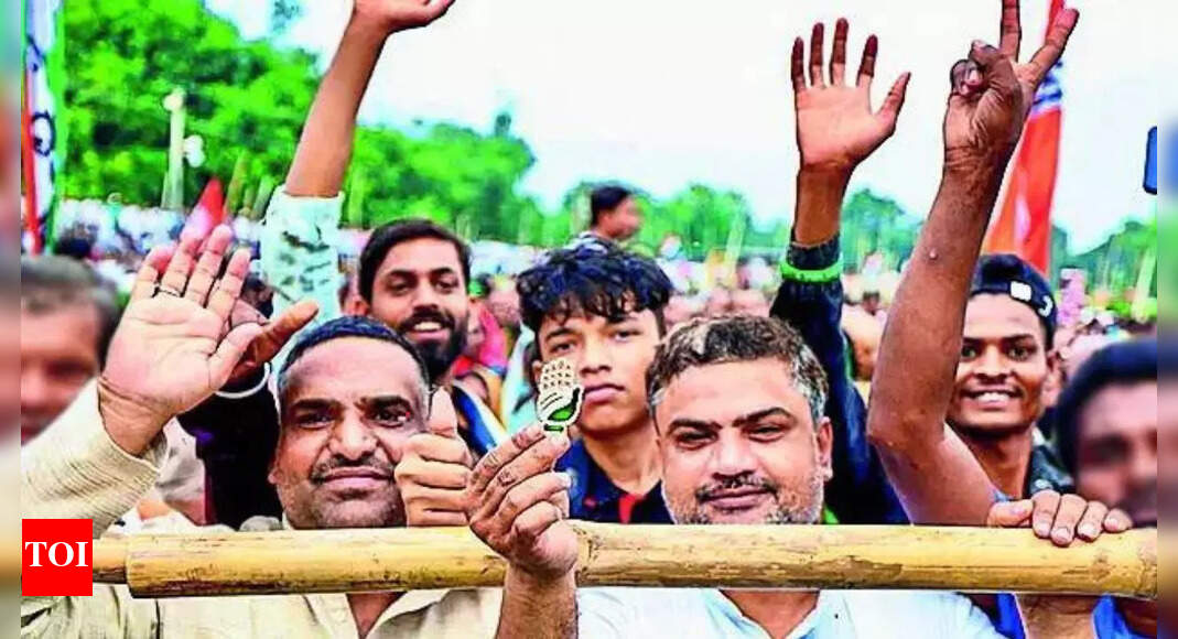 NEW DELHI: Staring at a political abyss in the face of continued decline post-2014 – hastened after 2019 – a flailing opposition came together to give itself the collective moniker ‘INDIA’, vowing to stick together and fight jointly. It enjoyed a surge in fortunes and gave the governing BJP alliance a scare in 2024.The INDIA bloc – stacked with competitive allies – managed to find a fomula that allowed members to back each other despite the odd flaring up of contradictions. It helped the bloc in Jharkhand and J&K last year though it failed to rescue them in Maharashtra where Shiv Sena, NCP and Congress came up rather as a squabbling team.Six Ways Nitish Kumar Proved ‘Tiger Abhi Zinda Hai’ As NDA Registers Big Win in Bihar Assembly PollsBihar was a crucial test for the opposition bloc. RJD, the lead player, was to take along Congress, Left and caste outfits to challenge the JDU-BJP combine. That it came a cropper is bound to raise questions for opposition as key contests await the INDIA bloc in Bengal and Tamil Nadu.TMC chief Mamata Banerjee has made it clear that Congress is too weak to offer any value in an alliance, repeating the 2024 line when the two contested as rivals despite being part of the same umbrella nationally.The immediate challenge for Congress is the Bengal dilemma – should it target Mamata or BJP. A crucial overlapping constituency between TMC and Congress is the large minority populace in Bengal – and it would present a serious conundrum for Congress, which has been quick to dismiss such “secular” rivals in other states as BJP’s “B-team”.Tamil Nadu is a curious case, too. While alliance is a settled subject, with Congress brass and DMK supremo M K Stalin being on “my brother” terms, local Congress is chafing at the ‘domineering’ attitude of ‘big brother’. Local Congress functionaries have been demanding that the terms of partnership be rewritten. And Congress argues that its 8% vote would be critical for DMK in case there’s an AIADMK-headed joint opposition.Some are already blaming Congress’s hard bargaining with RJD – as also vice versa – for delaying the campaign and joint strategy plan in Bihar. The party may have to return to “sacrifice” mode – as in 2024 – to help put the alliance back on track.End of ArticleFollow Us On Social MediaVideos‘Bihar’s New MY Formula Is Mahila & Youth’: PM Modi Targets RJD-Congress After NDA’s Landslide Win‘Too Big To Fail’: South African Envoy On Trump’s G20 Boycott, Says PM Modi’s Presence Crucial‘Misa-Priyanka Ko Dickey Mein…’: Yashwant Deshmukh’s Message to RJD–Cong After NDA’s Bihar WinAir India Bombing Returns To Spotlight, CSIS Warns Canada Of New Extremist Networks And Rising RisksSix Ways Nitish Kumar Proved ‘Tiger Abhi Zinda Hai’ As NDA Registers Big Win in Bihar Assembly Polls‘Full Stop to Many Questions’ Chirag Paswan Hails PM Modi, Nitish as NDA Soars Past 200 SeatsKerala Teenager Dies in Dubai After Rooftop Fall While Trying To Take Photos of Low-Flying PlanesPakistan’s Costly Lobbying Blitz Won Access To Trump As India Faced The Harshest Tariffs, Claims NYTChilling Terror Attack Masterplan: How Medical Professionals Built A 5-Step Nationwide Bombing PlotBihar Assembly Poll Results: NDA Touches 200-Seat Lead, Congress Intensifies SIR, Vote Chori Attacks123Photostories5 easy exercises for building strong legs5 trending white gown designs for a traditional Christian weddingRed flags men ignore: 7 physical signs that may indicate fertility issuesTyping too long? 3 exercises for stiff and painful handsShah Rukh Khan closes the year powerful and proudEgg white versus egg yolk: Which one is healthier for breakfast7 dhaba-style dal preparations to try at home5 unique attractions in America that will make you say “I can’t believe this is real”!From BF Karan Kundrra wanting to marry her right after Bigg Boss to her near-fatal injury on Khatron Ke Khiladi: Tejasswi Prakash talks about life, career and loveSlow down aging naturally: 6 scientifically proven foods that work123Hot PicksAlinagar Election ResultRaghopur Election ResultBihar Election Result 2025Gold rate todaySilver rate todayPublic Holidays NovemberBank Holidays NovemberTop TrendingLaMelo BallGiannis AntetokounmpoJoel EmbiidAidan HutchinsonNHL Trade RumorLatin GrammyDak PrescottBrazilian Bodybuilder Found DeadPercy HarvinStephen Curry