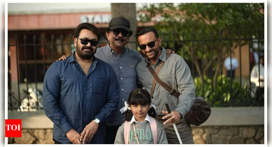 Mohanlal shoots for his cameo in Priyadarshan’s ‘Haiwan’ with Saif Ali Khan