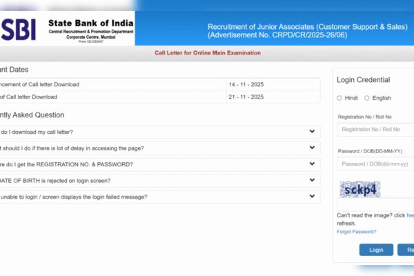SBI Clerk Mains admit card 2025 released at sbi.co.in: Direct link to download hall tickets here