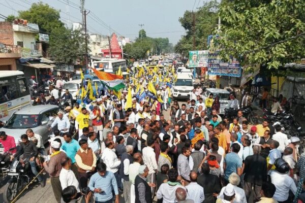 AAP’s padyatra enters Day 3 in UP The Aam Aadmi Party’s ‘Rojgaar Do – Samajik Nyay Do’ padyatra continued its outreach efforts as the foot march entered its third day on Friday, moving from Bikapur in Ayodhya to Kurebhar in Sultanpur.The march, led by AAP UP in-charge and Rajya Sabha MP Sanjay Singh, passed through Khajurahat, where residents gathered along the route.Addressing the participants, Singh said that the padyatra aims to draw attention to unemployment and issues concerning Dalits, backward groups and other communities. He said the campaign sought “employment for youth and an end to discrimination.” He added, “Ram Rajya will be possible only when everyone gets equal opportunities and every hand gets work. Society cannot progress without employment and justice.”Singh also criticised the BJP-led state government over paper leaks and alleged irregularities in recruitment exams. Citing vacancies across departments, he said more than 2 lakh posts were vacant in the Education Department, around 50,000 in Health and Medical Services and over 1 lakh in Police and Security Services, highlighting how the gap between sanctioned posts and appointments has affected job seekers.Referring to incidents involving Dalits and backward communities, Sanjay Singh alleged discrimination in various institutions. “Democracy cannot be strong until the last person in society gets justice,” he said.Commenting on AAP’s win in the Tarn Taran by-election in Punjab, Singh said the result reflected public support for the party’s approach to governance. “The Tarn Taran victory shows that people want development, education, and jobs — and that is exactly what AAP stands for,” he said.The 13-day march, covering nearly 200 km, will travel through Sultanpur and Amethi before concluding in Prayagraj.End of ArticleFollow Us On Social MediaVideosPakistan Rejects Taliban Narrative And Says Rising Terror From Afghan Soil Can No Longer Be IgnoredNDA Sweeps Bihar, Nitish Kumar Prepares for 10th CM Oath; A Look Back at ‘Sushasan Babu’s’ JourneyPiyush Goyal Says India Ready For WTO Leadership, Rejects Reform Agendas Pushed By Developed NationsJ&K Police Confirm 9 Killed in Nowgam Blast After Explosives Recovered From Faridabad Blows UpPM Modi Predicts Major Congress Split After NDA’s Bihar Win And Warns Allies Of Growing Instability‘Bengal Is Far-Fetched…’ Bengal Minister Shashi Panja Hits Back at PM Modi’s Jungle Raj Jibe‘Very Bleak Message To World’: South Africa Envoy Condemns Delhi Blast And Seeks Joint Action“All options open…” Piyush Goyal on ongoing India-Canada talks after two rounds of discussionsUN Must Reform Now: India Demands Expansion of Both Permanent And Non-Permanent UNSC Member StatesDeadly Explosion At Nowgam Station Exposes Scale Of 360 Kg Urban Terror Cache Seized From Faridabad123PhotostoriesMumbai’s Big Shift: Inside BMC’s Plan for a 1,000-Dog Mulund Shelter7 animals with the most attractive and expressive eyes!Not Alia Bhatt, Deepika Padukone, or Rekha, THIS veteran actress rules as India’s richest star with Rs. 7,000 crore fortuneFood-themed cute nicknames for baby boys and girlsIndia’s First Private Railway Station in Bhopal Promises Luxury and Comfort Like Never BeforeHow to raise kids who don’t give up easilyJaipur Installs Giant Air-Cleaning Towers as AQI Nears 200—Will They Really Help?Leading ladies who turned debut hits into overnight stardom10 dog breeds that are kid friendlyThe best book genres for kids to boost brain development123Hot PicksAlinagar Election ResultRaghopur Election ResultBihar Election Result 2025Gold rate todaySilver rate todayPublic Holidays NovemberBank Holidays NovemberTop TrendingLaMelo BallGiannis AntetokounmpoJoel EmbiidAidan HutchinsonNHL Trade RumorLatin GrammyDak PrescottBrazilian Bodybuilder Found DeadPercy HarvinStephen Curry