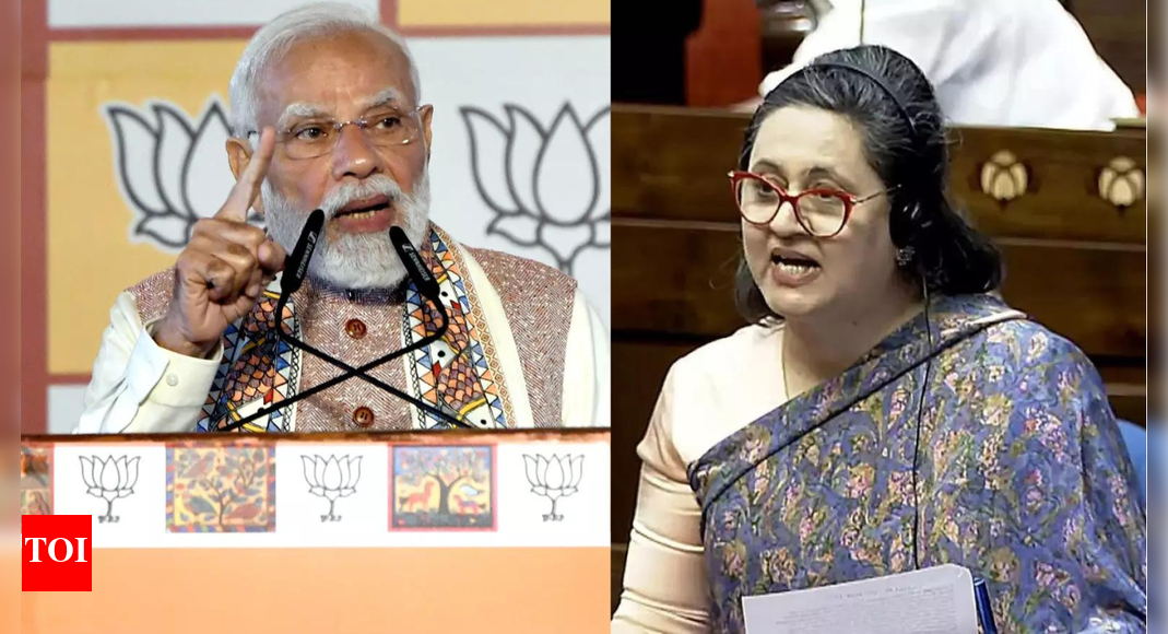 TMC MP Sagarika Ghose criticized PM Modi’s remarks about “conquering” West Bengal, stating the state rejects the BJP’s politics of division and violence. She highlighted Chief Minister Mamata Banerjee’s constant presence with the people as a key factor against the BJP’s electoral ambitions in the state. PM Modi; Sagarika Ghose NEW DELHI: Trinamool Congress (TMC) MP and journalist-turned-politician Sagarika Ghose on Saturday criticised Prime Minister Narendra Modi for referring to “conquering” West Bengal during his victory speech after the Bihar assembly election results. “I’d like to offer Mr. Narendra Modi a few reality checks. He spoke as though Bengal is something to be ‘conquered’, a piece of land to be added to his CV,” Ghose told PTI.She cited two reasons why, in her view, the BJP would never be able to “conquer” West Bengal.PM Modi Predicts Major Congress Split After NDA’s Bihar Win And Warns Allies Of Growing Instability “First, Bengal will never accept the kind of politics practised by Mr. Modi and the BJP — using money, divide-and-rule tactics, muscle power, and violence. Bengal rejects this,” she said. “Second, we have a leader like Chief Minister Mamata Banerjee, who is on the ground with the people 24×7. She is not a ‘hawai jahaz’ leader who only flies in for votes. She is constantly with the people,” the Rajya Sabha MP added.“Poor and vulnerable Indian citizens travelling across the country for work are being labelled ‘ghuspetia’ (infiltrators) just because they speak Bangla. They are Indian citizens trying to earn a living, and this dirty divide-and-rule politics is unacceptable. Bengal will never accept this,” she said. Earlier, speaking at the BJP headquarters in Delhi after the party-led coalition’s victory in Bihar, PM Modi had said that “just as the Ganga flows from Bihar to West Bengal, this victory signals the BJP’s win in West Bengal as well.” West Bengal, which borders Bihar, will hold its next assembly elections in April–May 2026, where Banerjee will seek a fourth consecutive term as chief minister.About the AuthorTOI News DeskThe TOI News Desk comprises a dedicated and tireless team of journalists who operate around the clock to deliver the most current and comprehensive news and updates to the readers of The Times of India worldwide. With an unwavering commitment to excellence in journalism, our team is at the forefront of gathering, verifying, and presenting breaking news, in-depth analysis, and insightful reports on a wide range of topics. The TOI News Desk is your trusted source for staying informed and connected to the ever-evolving global landscape, ensuring that our readers are equipped with the latest developments that matter most.”Read MoreEnd of ArticleFollow Us On Social MediaVideosAir Marshal AK Bharti Reveals Why India Ended Operation Sindoor After Achieving Its Core ObjectiveWTO DG Okonjo-Iweala Lauds India’s Trade Strategy, Calls For Multilateral LeadershipPakistan Rejects Taliban Narrative And Says Rising Terror From Afghan Soil Can No Longer Be IgnoredNDA Sweeps Bihar, Nitish Kumar Prepares for 10th CM Oath; A Look Back at ‘Sushasan Babu’s’ JourneyPiyush Goyal Says India Ready For WTO Leadership, Rejects Reform Agendas Pushed By Developed NationsJ&K Police Confirm 9 Killed in Nowgam Blast After Explosives Recovered From Faridabad Blows UpPM Modi Predicts Major Congress Split After NDA’s Bihar Win And Warns Allies Of Growing Instability‘Bengal Is Far-Fetched…’ Bengal Minister Shashi Panja Hits Back at PM Modi’s Jungle Raj Jibe‘Very Bleak Message To World’: South Africa Envoy Condemns Delhi Blast And Seeks Joint Action“All options open…” Piyush Goyal on ongoing India-Canada talks after two rounds of discussions123Photostories10 phrases parents should never tell a childHow to grow juicy beetroot in pots for a blooming balcony gardenAkshaye Khanna, Annu Kapoor to Swara Bhasker: How online frauds tricked these Bollywood celebrities out of lakhsHow to rewear your wedding lehenga this wedding seasonThe ideal bedtime routine order for school-age kidsMassive infrastructure push: Ahmedabad to get three lifeline flyovers by 2026Mumbai’s Big Shift: Inside BMC’s Plan for a 1,000-Dog Mulund Shelter7 animals with the most attractive and expressive eyes!Not Alia Bhatt, Deepika Padukone, or Rekha, THIS veteran actress rules as India’s richest star with Rs. 7,000 crore fortuneFood-themed cute nicknames for baby boys and girls123Hot PicksAlinagar Election ResultRaghopur Election ResultBihar Election Result 2025Gold rate todaySilver rate todayPublic Holidays NovemberBank Holidays NovemberTop TrendingLaMelo BallGiannis AntetokounmpoJoel EmbiidAidan HutchinsonNHL Trade RumorLatin GrammyDak PrescottBrazilian Bodybuilder Found DeadPercy HarvinStephen Curry