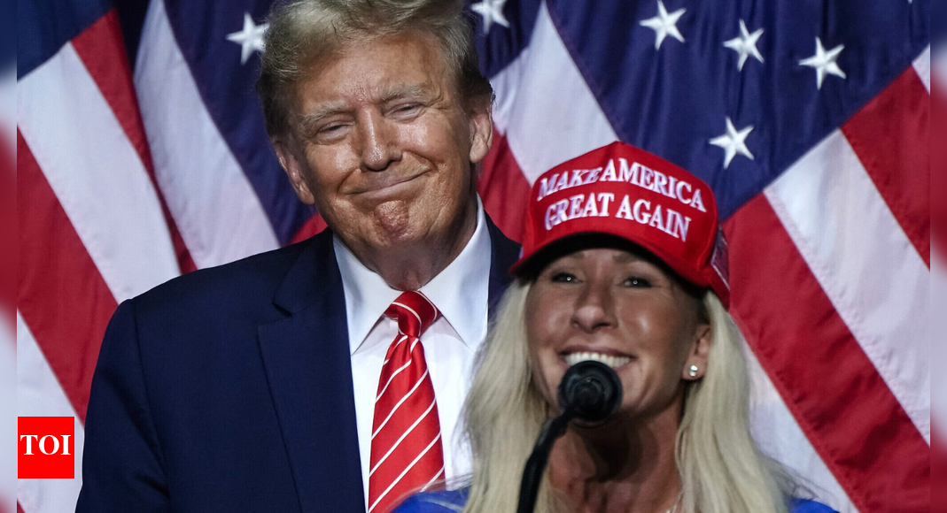 MAGA mess: ‘I forgive him,’ says rebel Republican, Donald Trump nicknames her Marjorie ‘traitor’ Greene