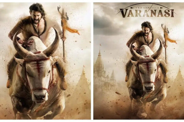 SS Rajamouli unveils Mahesh Babu’s ‘Varanasi’ poster; introduces his character Rudhra