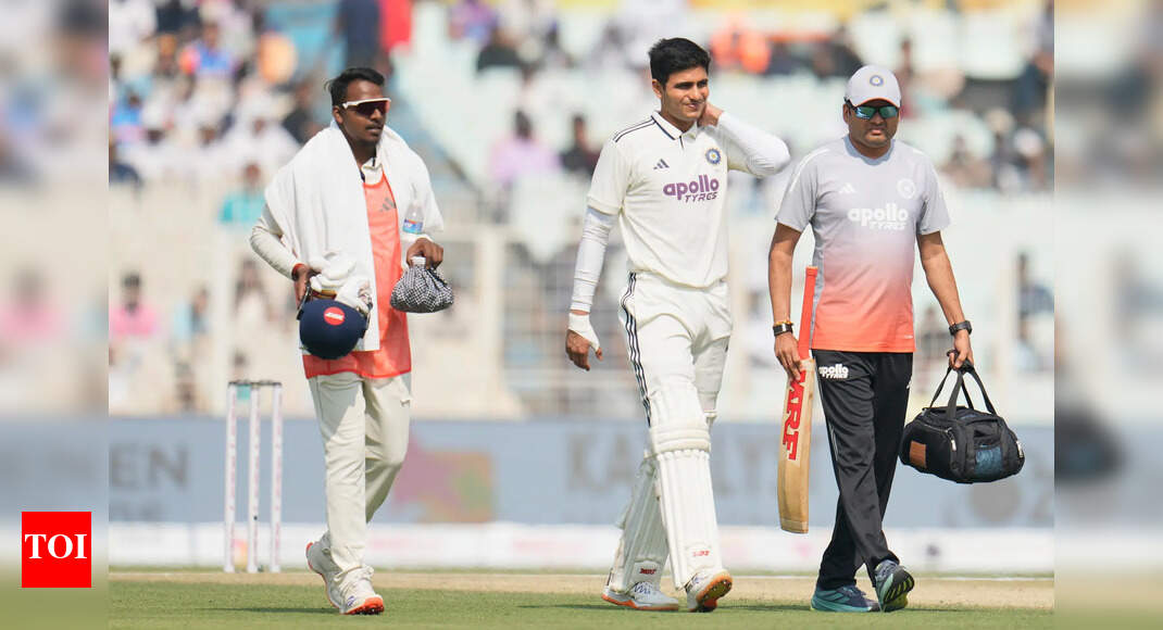 Shubman Gill’s neck scare raises concern during Eden Test