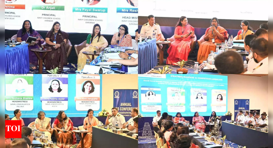 The Eastern Naval Command, Visakhapatnam, successfully hosted the annual Navy Education Society (NES) Conference 2025 from November 10 to 13.  New Delhi [India], November 16 (ANI): The Eastern Naval Command, Visakhapatnam, successfully hosted the annual Navy Education Society (NES) Conference 2025 from November 10 to 13, according to the Ministry of Defence.The conference featured pivotal meetings of the Executive Committee, Management Advisory Committee (MAC), and Academic Advisory Committee (AAC) focusing on policy framework and operational aspects of Naval Schools amidst the transformative implementation of the National Education Policy (NEP) 2020.The Executive Committee meeting, held on November 12 was chaired by VAdm CR Praveen Nair, Controller Personnel Services and Chairperson of NES. The MAC and AAC sessions were led by Cmde SM Urooj Athar, Commodore (Naval Education) and Vice Chairperson of NES.The event witnessed the participation of officers from Naval Headquarters alongside academic and administrative leaders representing Naval Schools nationwide, the Defence Ministry said in a statement.Delegates presented case studies addressing challenges and effective resolution strategies. Issue-based deliberations promoted expertise sharing and constructive dialogues on critical functional matters culminating in actionable solutions.For the first time, the NES Annual Conference welcomed the participation of Sankalp Schools – institutions dedicated to fostering education, pre-vocational training, and life-skills development for children with special needs within the Naval community – underscoring a strengthened commitment to inclusivity and collaborative growth, added the release.In his keynote address, Vice Admiral Nair emphasised the imperative of uniformity across all Naval Schools to foster a seamless, supportive, and inclusive educational environment for the wards of Naval personnel.Reviewing the progress over the past year, the Chairperson highlighted ongoing reforms aligned with NEP-2020, advancements in standardisation and policy facilitation, alongside renewed investments in infrastructure and faculty development aimed at establishing Naval Schools as a national exemplar of academic excellence.The Chairperson also unveiled the revised Vision and Mission Statements of the Navy Education Society, realigned with the overarching mandate of cultivating a robust framework that transforms students into future-ready citizens grounded in a strong value system, read the release.He noted that the revision reflects the transformational ethos of NEP-2020, reaffirming the commitment of NES to providing high-quality, inclusive education while celebrating significant milestones and achievements of Naval Schools across India.In recognition of academic excellence, the Chairperson presented the NES Academic Awards for the Academic Year 2024-25 during the conference. Delegates were also afforded a guided tour of the Navy Children Schools in Visakhapatnam. (ANI)End of ArticleFollow Us On Social MediaVideos”I have no family…” Rohini Acharya Cuts Ties With Lalu Clan, Exits Politics Post-RJD DefeatRK Singh Slams Bihar BJP Suspension, Says He Only Opposed Tickets to Criminal Candidates‘Premature to Speculate’: Tharoor Hits Back at Farooq Abdullah Over Operation Sindoor Remarks‘Nitish Still X-Factor’ Pavan Verma Decodes Why Jan Suraaj Couldn’t Break Through in Bihar PollsIndian Coast Guard Holds Massive Rescue Drill in Paradip; Focus on Coastal Preparedness’MMC’: PM Modi Mocks Congress After NDA’s Bihar Win; Calls It ‘Muslim League Maoist’ Party‘Abandoned Tribals To Their Fate’: PM Modi Accuses Congress Of Neglecting Tribal CommunitiesCDS General Anil Chauhan Highlights Inter-Service Jointness And Integration In Op SindoorEAM Jaishankar, Russian FM Lavrov To Hold Talks In Moscow On Nov 17 Ahead Of Putin’s India TripAir Marshal AK Bharti Reveals Why India Ended Operation Sindoor After Achieving Its Core Objective123Photostories7 animals whose names begin with the letter U!Dino Morea, Milind Soman to Jugal Hansraj: The unforgettable 90s heroes who became India’s first big crushes7 things successful kids do differentlySunday health reset: 7 simple rituals to prepare for the work week7 surprising meats different countries love7 vegetarian foods to lower blood sugar in just 7 daysQueens who defined Bollywood and captured hearts throughout the vibrant nineties7 times our feet reveal hidden diseases and vitamin deficiencies10 interesting books children can read in a day7 most beautiful castles in the world you should visit at least once123Hot PicksAlinagar Election ResultRaghopur Election ResultBihar Election Result 2025Gold rate todaySilver rate todayPublic Holidays NovemberBank Holidays NovemberTop TrendingKayla NicoleArjun TendulkarVasai School MaharashtraDubai Prince Sheikh Hamdan Net WorthRCB IPL RetentionBengaluru Techie Shoes MissingUS VisaWayne Gretzkys SonDak PrescottPercy Harvin