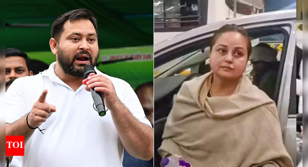 NDA leaders are demanding answers from Tejashwi Yadav following accusations of “filthy abuses” from his sister, Rohini Acharya.  BJP leaders question his leadership capabilities given family discord. Tej Pratap Yadav supported Rohini, urging their father Lalu Prasad Yadav to act against those he deems “traitors” who influenced Tejashwi’s judgment, escalating family and political tensions.  NEW DELHI: The Lalu Yadav family feud drew reactions from several National Democratic Alliance (NDA) leaders as they demanded answers from Tejashwi Yadav, who has been accused of hurling “filthy abuses” by his sister Rohini Acharya. BJP leader Nitin Nabin said that is Tejashwi had “become so unpopular in his own family, so how can you think he will be able to move things forward in society?”‘Misa-Priyanka Ko Dickey Mein…’: Yashwant Deshmukh’s Message to RJD–Cong After NDA’s Bihar Win “It’s a family matter, but the way Lalu Yadav has brought his entire family into politics is a bad outcome. Tejashwi Yadav has become so unpopular in his own family, so how can you think he will be able to move things forward in society? Tejashwi Yadav should come forward and answer,” Nabin, who won from Bankipur Assembly said.Meanwhile, BJP MP Jagdambika Pal said that Acharya was being made “scapegoat” for RJD’s crushing defeat in the Bihar polls.”It is their family matter. It (election results) was the responsibility of Tejashwi Yadav, but his aide, Sanjay Yadav, told Rohini to take responsibility. And if his sister was asked to take responsibility for that defeat, how painfully did she take that responsibility? That’s why she is talking about retiring from politics, even distancing herself from her family. If they can’t take care of their family, how will they take care of society?” he said.Echoing similar sentiments, BJP leader Dr Guru Prakash Paswan said, “This is an internal matter of his family. However, if someone is involved in politics or social life, nothing remains private; everything becomes public. The way political questions are raised, first by Tej Pratap Yadav and then by Rohini Acharya, someone must take responsibility for the defeat. Lalu Prasad Yadav has had a long political career. He claims to represent the so-called socially disadvantaged. Yet, with the clouds of an existential crisis looming over him following election results, I believe his party definitely needs to determine its own course.”Tej Pratap Yadav, who himself has been ousted from the family and party, extended support for sister Rohini and said, “Yesterday’s incident has shaken me to the core. What happened to me — I endured it. But the insult done to my sister is absolutely unbearable under any circumstances. Listen, traitors— If you target our family, the people of Bihar will never forgive you. When the emotions of the people are wounded, the dust covering their judgment is blown away.”He urged his father Lalu to take action against “traitor” who had “clouded Tejashwi’s judgment.”“Father, give just one signal… just one gesture, and the people of Bihar themselves will bury these traitors. This is not a fight of any political party — it is a fight for the family’s honour, for the dignity of daughters, and for the self-respect of Bihar,” he said.Acharya’s social-media posts on Sunday, alleging humiliation, abuse and expulsion from her parental home, have intensified scrutiny of deepening power struggles within the Yadav family. She said she was “disgraced, abused, and even hit” after raising questions about the RJD’s poor showing in the Assembly polls.”Yesterday, a daughter, a sister, a married woman, a mother was humiliated, filthy abuses were hurled at her, a slipper was raised to hit her. I did not compromise on my self-respect, I did not surrender the truth, and solely because of this, I had to endure this insult… Yesterday, a daughter, out of compulsion, left behind her crying parents and sisters and came away; they tore me away from my maternal home… They left me orphaned,” she said.In another post, referring to her kidney donation to Lalu, she said, “I did what I did to save my God — my father — and today, the kidney is being called ‘dirty’… May none of you ever make a mistake like mine, may no family ever have a daughter like Rohini.” Acharya also named RJD leader Sanjay Yadav and Tejashwi Yadav’s close aide Rameez Khan as key figures behind the rift, alleging that their actions drove her to quit politics and leave her parents’ home.About the AuthorTOI News DeskThe TOI News Desk comprises a dedicated and tireless team of journalists who operate around the clock to deliver the most current and comprehensive news and updates to the readers of The Times of India worldwide. With an unwavering commitment to excellence in journalism, our team is at the forefront of gathering, verifying, and presenting breaking news, in-depth analysis, and insightful reports on a wide range of topics. The TOI News Desk is your trusted source for staying informed and connected to the ever-evolving global landscape, ensuring that our readers are equipped with the latest developments that matter most.”Read MoreEnd of ArticleFollow Us On Social MediaVideosRSS-Linked Youth Shot Dead In Punjab’s Firozpur, Probe UnderwayKerala: RSS Worker Dies By Suicide After BJP Denies Local Body Poll Ticket In Thiruvananthapuram1 Dead, Several Feared Trapped As Portion Of Stone Mine Collapses In UP’s Sonbhadra; Rescue Ops On”I have no family…” Rohini Acharya Cuts Ties With Lalu Clan, Exits Politics Post-RJD DefeatRK Singh Slams Bihar BJP Suspension, Says He Only Opposed Tickets to Criminal Candidates‘Premature to Speculate’: Tharoor Hits Back at Farooq Abdullah Over Operation Sindoor Remarks‘Nitish Still X-Factor’ Pavan Verma Decodes Why Jan Suraaj Couldn’t Break Through in Bihar PollsIndian Coast Guard Holds Massive Rescue Drill in Paradip; Focus on Coastal Preparedness’MMC’: PM Modi Mocks Congress After NDA’s Bihar Win; Calls It ‘Muslim League Maoist’ Party‘Abandoned Tribals To Their Fate’: PM Modi Accuses Congress Of Neglecting Tribal Communities123Photostories5 unsung women freedom fighters of the Indian race to Independence5 most expensive foods in the worldUnseen childhood pictures of Shraddha Kapoor with Shakti Kapoor, Siddhant, and Lata Mangeshkaryoucan’tmiss5 timeless Swami Vivekananda quotes to inspire students on their journey10 benefits of playing chess for kidsRushing to Poop right after meals? Here’s what it says about your healthCheck if you’re truly compatible: Try this birthdate numerology test for partnersAlaya F to Fatima Sana Sheikh: Top celebrity looks of the day6 reasons to consume amla, beetroot, and carrot juice for 30 days on an empty stomach5 Japanese techniques to overcome laziness123Hot PicksAlinagar Election ResultRaghopur Election ResultBihar Election Result 2025Gold rate todaySilver rate todayPublic Holidays NovemberBank Holidays NovemberTop TrendingKayla NicoleArjun TendulkarVasai School MaharashtraDubai Prince Sheikh Hamdan Net WorthRCB IPL RetentionBengaluru Techie Shoes MissingUS VisaWayne Gretzkys SonDak PrescottPercy Harvin