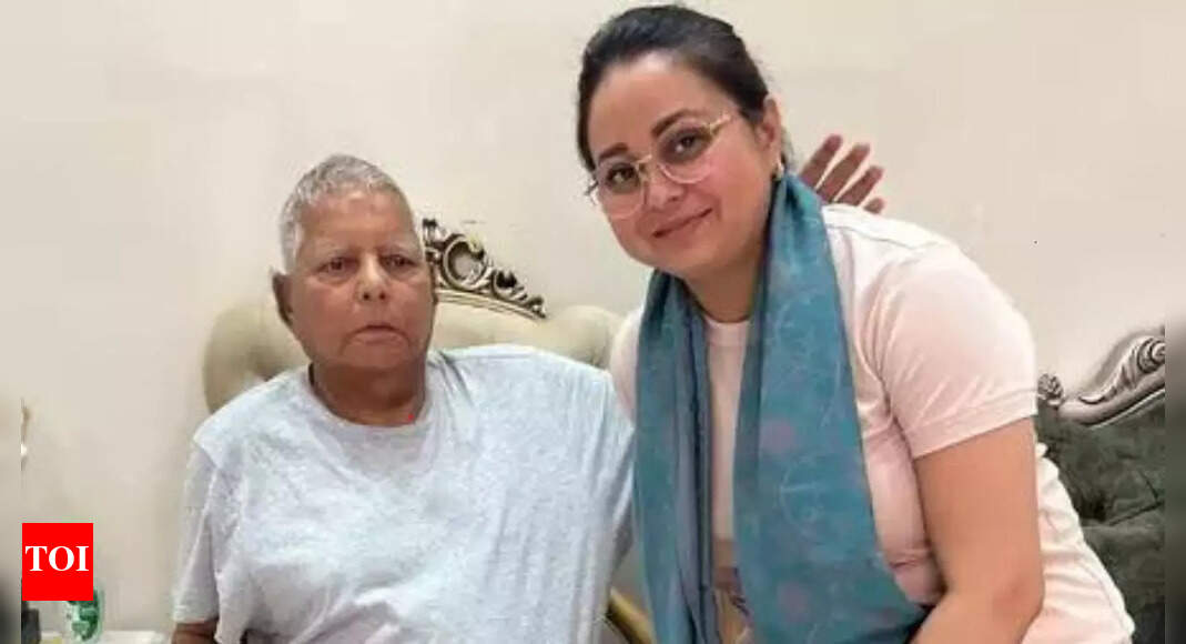 PATNA/NEW DELHI: RJD patriarch Lalu Prasad’s daughter Rohini Acharya’s outburst at her brother Tejashwi Yadav and his close associates for “abusing” and “throwing” her out of home is snowballing into a full-blown family feud and hints at increasing internal rumblings over the decisions of the party’s anointed heir after its bid for office unravelled spectacularly in the assembly polls.As she dropped another bombshell on Sunday by saying she was dissed for donating her “dirty kidney” to Lalu and was accused of extracting crores of rupees and a Lok Sabha ticket, three of her sisters – Ragini, Chanda and Rajlakshmi – left their parents’ Patna residence. Their brother Tej Pratap Yadav, disowned by his father and ousted from the party last year, spoke up against Rohini’s “humiliation”.Lalu, his younger son and political heir Tejashwi, and other family members have maintained silence, an indication of the division and conflicted emotions within. The party too has kept mum.Some party leaders suggested that differences among the siblings have long been simmering as Tejashwi took firmer control of the party and leaned on a set of advisers loyal to him to run its affairs. That arrangement has come up for questioning.Insult meted out to my sister is intolerable: Tej PratapBut the Bihar assembly poll debacle has opened up this style of functioning to questioning. Rohini said everybody is wondering what fate has befallen RJD, a party that governed Bihar between 1990 and 2005.Tej Pratap said in a social media post, “Yesterday’s incident has shaken me. But the insult meted out to my sister is intolerable. “I tolerated whatever happened to me but her humiliation cannot be tolerated under any condition… The consequence of this injustice will be very dire.”.He accused ‘Jaichands’ (betrayers), widely believed to be a reference to a couple of Tejashwi’s close associates, including Rajya Sabha MP Sanjay Yadav, of targeting the Yadav family. Appealing to Lalu, he said, “Just one nod, and the people of Bihar will bury these Jaichands themselves. This fight is not for any party; it is for the honour of the family, the dignity of the daughter, and the self-respect of Bihar.”As the family fallout played out, TV footage showed three more daughters of Lalu’s reaching Patna airport with their children to catch a flight, reportedly for Delhi. None of them spoke to the media. Incidentally, their departure came hours after Rohini advised women to “look after your in-laws and families and take care of your children” rather than parents.”I would tell all married women never to do anything to save their parents, and if they have a brother, they should ask him to donate his own kidney or ask his Haryanavi friend to do so,” she said in an emotional post. She said she had committed a blunder by not obtaining permission from her husband and in-laws and not thinking about the future of her three children before donating a kidney to her father.Earlier, she alleged she was humiliated and abused, and a slipper was lifted to hit her. She said her parents, Lalu and Rabri Devi, both former CMs, were crying and blamed Sanjay Yadav and Rameez Nemat Khan, who hails from Uttar Pradesh and is said to be Tejashwi’s friend, for her “fate”. She named her brother too but directed most of her anger at his two associates.The developments followed RJD’s disastrous performance in the just-held assembly elections in Bihar, in which the party could win only 25 seats after contesting 143. Tejashwi was officially projected as MGB’s chief ministerial candidate.Meanwhile, the JD(U) asked Lalu to explain the developments and act. “She is the daughter of entire Bihar, then why are you silent, Lalu ji… Please break your silence,” JD(U) spokesperson Neeraj Kumar said.About the AuthorManoj ChaurasiaManoj Chaurasia is a senior political journalist having experience of working for top national and international media in a career spanning over 25 years. He loves writing political, offbeat and human-interest stories.Read MoreEnd of ArticleFollow Us On Social MediaVideosNIA Arrests Alleged Aide Of ‘Suicide Bomber’ Umar Nabi In Delhi Terror AttackEAM Jaishankar Meets Qatar’s Top Leadership In Doha, Reaffirms Commitment To Stronger TiesSGPC Mulls Banning Lone Women In Pilgrim Jathas After ‘Missing’ Punjab Woman Marries Pakistani ManRSS-Linked Youth Shot Dead In Punjab’s Firozpur, Probe UnderwayKerala: RSS Worker Dies By Suicide After BJP Denies Local Body Poll Ticket In Thiruvananthapuram1 Dead, Several Feared Trapped As Portion Of Stone Mine Collapses In UP’s Sonbhadra; Rescue Ops On”I have no family…” Rohini Acharya Cuts Ties With Lalu Clan, Exits Politics Post-RJD DefeatRK Singh Slams Bihar BJP Suspension, Says He Only Opposed Tickets to Criminal Candidates‘Premature to Speculate’: Tharoor Hits Back at Farooq Abdullah Over Operation Sindoor Remarks‘Nitish Still X-Factor’ Pavan Verma Decodes Why Jan Suraaj Couldn’t Break Through in Bihar Polls123Photostories5 natural foods that help gain weight fast10 psychological behaviours that reveal a person’s real intentionsThyroid cancer on the rise in US: 5 symptoms women should know5 home exercises for Parkinson’s diseaseJournaling for beginners: 5 simple ways to start your de-stress journey5 ways to deepen connection without sending long emotional texts7 Cs of a champion mindset to drive success7-day infused water challenge that will reduce blood sugar levelsHow Bollywood actress Deepika Padukone inspires modern moms with grace and strength5 unsung women freedom fighters of the Indian race to Independence123Hot PicksAlinagar Election ResultRaghopur Election ResultBihar Election Result 2025Gold rate todaySilver rate todayPublic Holidays NovemberBank Holidays NovemberTop TrendingKayla NicoleArjun TendulkarJames Harden girlfriendDubai Prince Sheikh Hamdan Net WorthRCB IPL RetentionBengaluru Techie Shoes MissingUS VisaIslam makhachev net worthDelhi BlastCharlie Mcavoy Injury