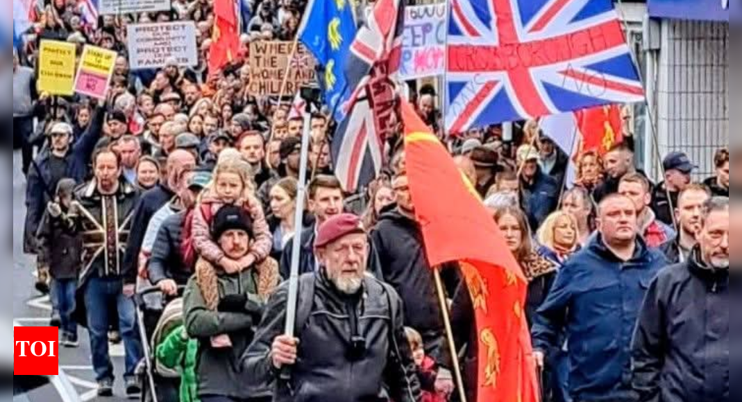 ‘Starmer out’: Thousands protest in Crowborough over govt plan to house asylum seekers at army camp; safety concerns flagged