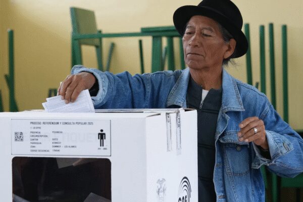 Ecuador voters reject referendum to bring back US bases