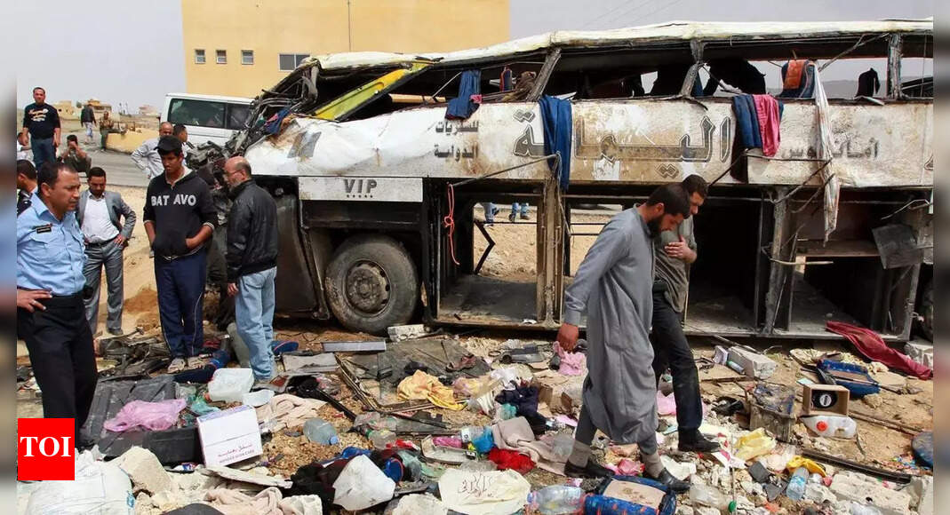 A devastating bus fire near Medina in Saudi Arabia has claimed the lives of 45 Umrah pilgrims from Telangana, with only one survivor. The blaze spread rapidly, preventing most passengers from escaping the tragedy. This incident marks one of the most severe overseas accidents involving pilgrims from the state in recent years. . 45 Umrah pilgrims from Hyderabad and other parts of Telangana were killed in a bus fire near Medinah in Saudi Arabia, with only one survivor, Hyderabad Police Commissioner VC Sajjanar said on Monday, as cited by ANI.Following the tragedy, Prime Minister Narendra Modi offered his condolences and said the Indian Embassy in Riyadh and the Consulate in Jeddah are providing all possible assistance. The Telangana Chief Minister has also announced an ex gratia of Rs 5 lakh for the families of the victims.PM Modi Condoles Families as 45 Indians Feared Dead in Saudi Bus CrashTelangana CM announces ex gratia, sends team to Saudi ArabiaThe Telangana government has announced an ex gratia of Rs 5 lakh for the families of those who died in the Saudi Arabia bus accident. The state cabinet has also decided to send an official team to Saudi Arabia, led by minority welfare minister Mohd Azharuddin. An AIMIM MLA and a senior minority affairs official will join the delegation. According to the Telangana CMO, two family members of each victim will also be facilitated to travel to Saudi Arabia.Chief Minister Revanth Reddy has instructed the chief secretary and the director general of police to gather complete details of the passengers without delay. A control room has also been established at the Telangana Secretariat to support affected families.Meanwhile, AIMIM leader Waris Pathan said that party chief Asaduddin Owaisi immediately contacted the Indian Embassy in Saudi Arabia and the Ministry of External Affairs after learning of the accident and is coordinating efforts to assist affected families.He said some relatives have requested that the bodies be brought back to India, and AIMIM teams, both locally and in Saudi Arabia, are working with the families of the victims.How the tragedy unfolded Addressing the media, Sajjanar said the group was travelling from Mecca to Medinah when their bus collided with an oil tanker about 25 km outside Medinah, triggering an explosion that engulfed the vehicle within minutes.”The fire spread rapidly, leaving no time for most passengers to escape,” Sajjanar was quoted as saying by ANI.45 killed, one in critical conditionOf the 46 passengers on board, 45 died at the scene after the bus was completely gutted by the fire. The sole survivor, Md Abdul Shoaib, has been admitted to the ICU of a Saudi hospital and remains in critical condition.Who was on boardAccording to the Commissioner, 54 pilgrims from Hyderabad had travelled to Jeddah on November 9 for an Umrah tour scheduled from November 9 to 23. Four of them went to Madinah separately by car, while another four stayed back in Makkah for personal reasons. The remaining 46 pilgrims were on the bus that met with the fatal accident.The victims are reported to include women and children, with most passengers believed to have been asleep when the crash occurred.Consulate sets up helplines and control roomThe Consulate General of India in Jeddah has issued multiple helpline numbers, 8002440003 (toll-free), 00966122614093, 00966126614276, and 00966556122301 (WhatsApp), and urged family members to contact them for immediate support.The mission has also set up a 24×7 control room following the accident involving Umrah pilgrims near Madinah.”Embassy in Riyadh and the Consulate in Jeddah are also in touch with the Saudi Haj and Umrah Ministry, and other local authorities. They are also in touch with the concerned Umrah operators,” the Consulate said in a statement.PM Modi condoles the tragedyPrime Minister Narendra Modi on Monday conveyed deep sorrow over the tragic accident in Medinah.”Deeply saddened by the accident in Medinah involving Indian nationals. My thoughts are with the families who have lost their loved ones. I pray for the swift recovery of all those injured. Our Embassy in Riyadh and Consulate in Jeddah are providing all possible assistance. Our officials are also in close contact with Saudi Arabian authorities,” PM Modi said through a post on X.Deeply shocked, says EAM S JaishankarEAM S Jaishankar tweeted, “Deeply shocked at the accident involving Indian nationals in Medinah, Saudi Arabia. Our Embassy in Riyadh and Consulate in Jeddah are giving fullest support to Indian nationals and families affected by this accident. Sincere condolences to the bereaved families. Pray for the speedy recovery of those injured.”Telangana Congress president Mahesh Kumar Goud said Chief Minister Revanth Reddy has spoken with the Centre and set up a helpline for the victims’ families. He added that state leaders will meet the affected families and extend all possible assistance.About the AuthorTOI News DeskThe TOI News Desk comprises a dedicated and tireless team of journalists who operate around the clock to deliver the most current and comprehensive news and updates to the readers of The Times of India worldwide. With an unwavering commitment to excellence in journalism, our team is at the forefront of gathering, verifying, and presenting breaking news, in-depth analysis, and insightful reports on a wide range of topics. The TOI News Desk is your trusted source for staying informed and connected to the ever-evolving global landscape, ensuring that our readers are equipped with the latest developments that matter most.”Read MoreEnd of ArticleFollow Us On Social MediaVideosHasina Verdict Sparks Outrage as Ex-Indian Envoy Questions Evidence and Awami League Cries Black DayPak Army Chief Asim Munir Vows ‘Strong Response’, Army Chief Dwivedi Warns Op Sindoor Was A TrailerPM Modi Condoles Families as 45 Indians Feared Dead in Saudi Bus CrashOusted Bangladesh PM Hasina Calls ICT’s Death Sentence ‘Rigged’, Says It Denied Fair Trial RightsFrench Consulate Staffer Molested In Bandra As Mumbai Police Launch Rapid Hunt To Track The SuspectAfter 5th August 2019…’ Army Chief Counters Mehbooba’s Charge Against Centre Over J&K SituationChennai Gripped By Panic As Bomb Threats Target MK Stalin, Ajith Kumar, Top Tamil Nadu Personalities’Snow Must Melt’: Army Chief Dwivedi Details How India China Relations Shifted After 2024 TalksIndia Sends Strong Warning To Pakistan As Army Chief Says The Real Movie Begins After Op SindoorBangladesh On Edge: Ex-PM Sheikh Hasina Rejects Evidence, Son Issues Threat Before Tribunal Verdict123PhotostoriesBharti Singh gets emotional as she gets a surprise baby shower from Laughter Chefs team; friends Krushna Abhishek, Tejasswi Prakash, Jannat Zubair and others attend the bash8 easy exercises to increase your child’s height10 cities in the US where rent is below ,0005 quiet habits of partners who deeply trust each other9 street foods to enjoy in Amritsar during winterHow to grow karela (bitter gourd) from seeds at home in your balcony7 foods that kids love but they slowly damage their teethHow rejected roles in ‘Munna Bhai MBBS’, ‘DDLJ’ and ‘Barfi’ made Sanjay Dutt, Shah Rukh Khan and Deepika Padukone unforgettable2025 Tata Sierra: Design, features, specs explained in imagesInside Bhopal’s 600-acre Ijtema: 7 lakh devotees, 300 nikahs, 240 food stalls123Hot PicksDelhi AQI TodaySheikh Hasina VerdictBihar Government FormationGold rate todaySilver rate todayPublic Holidays NovemberBank Holidays NovemberTop TrendingKayla NicoleAaron Rodgers InjuryShedeur SandersDubai Prince Sheikh Hamdan Net WorthRohini AcharyaDraymond GreenLebron JamesPaige GrecoZelina VegaCharlie Mcavoy Injury