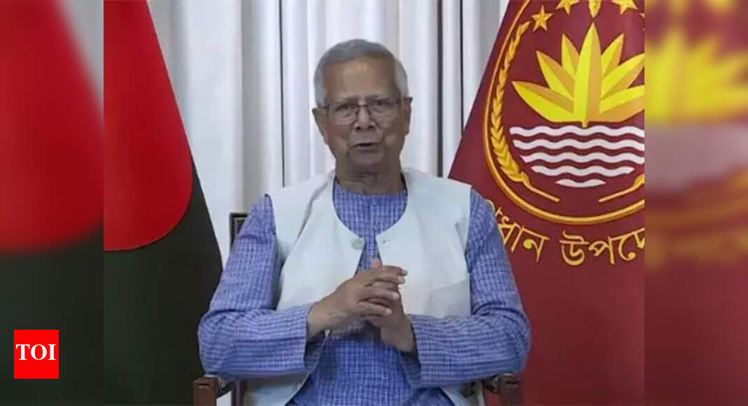 Muhammad Yunus (File photo) Muhammad Yunus, who heads the Bangladesh interim government, said the sentencing of ousted prime minister Sheikh Hasina offered an “important, though limited, justice” for the thousands affected during the July–August 2024 uprising.”Today, the courts of Bangladesh have spoken with a clarity that resonates across the nation and beyond. The conviction and sentencing affirm a fundamental principle: no one, regardless of power, is above the law,” he said in a statement issued by his press wing, according to the Daily Star.Yunus said the country was now at a moment of rebuilding institutions damaged over the years of repression. “We stand at a moment of rebuilding democratic foundations wrecked by years of oppression. The crimes at issue — the ordering of lethal force against young people and children whose only weapons were their voices — violated both our laws and the basic bond between government and citizens. These acts outraged Bangladeshis’ core values: dignity, resilience, and commitment to justice,” he said.”I have every confidence that Bangladesh will meet the challenges ahead with courage and humility. With commitment to the rule of law, human rights, and each person’s potential, justice will not merely survive in Bangladesh. It will prevail and sustain,” the statement concluded.Sheikh Hasina on Monday slammed the International Crimes Tribunal’s decision to sentence her to death on charges of “crimes against humanity”.In a statement, Hasina claimed that the ruling, linked to the student-led protests of August 2024, was “biased and politically motivated.””The verdicts announced against me have been made by a rigged tribunal established and presided over by an unelected government with no democratic mandate,” Hasina said. “They are biased and politically motivated. Its guilty verdict against me was a foregone conclusion.”She acknowledged the government had lost control of the situation at the time but maintained that the unrest did not amount to a “premeditated” assault on civilians.”We lost control of the situation but cannot characterise what happened as premeditated assault on citizens,” Hasina said.Criticising the verdicts, Hasina described the process as “rigged” and alleged that the drive for a death sentence was a calculated effort by hardline officials to sideline her and undermine her party, Awami League.”In their distasteful call for the death penalty, they reveal the brazen and murderous intent of extremist figures within the interim government to remove Bangladesh’s last elected prime minister, and to nullify the Awami League as a political force,” Hasina added.She defended her record in office, citing Bangladesh’s accession to the International Criminal Court, the sheltering of Rohingya refugees, major gains in electricity access and education, and significant economic growth that lifted millions out of poverty.Meanwhile, Bangladesh’s interim government has described the death sentence handed down to Sheikh Hasina as a “historic verdict.” It also urged the public to remain calm, exercise restraint, and act responsibly in the wake of the decision.About the AuthorTOI News DeskThe TOI News Desk comprises a dedicated and tireless team of journalists who operate around the clock to deliver the most current and comprehensive news and updates to the readers of The Times of India worldwide. With an unwavering commitment to excellence in journalism, our team is at the forefront of gathering, verifying, and presenting breaking news, in-depth analysis, and insightful reports on a wide range of topics. The TOI News Desk is your trusted source for staying informed and connected to the ever-evolving global landscape, ensuring that our readers are equipped with the latest developments that matter most.”Read MoreEnd of ArticleFollow Us On Social MediaVideosBangladesh Seeks Hasina’s Return As India Notes ICT Tribunal Verdict, Calls For Peace And Stability’This Generation Can Bring Viksit Bharat Before 2047′: Army Chief Dwivedi’s Message To Gen ZHasina Verdict Sparks Outrage as Ex-Indian Envoy Questions Evidence and Awami League Cries Black DayPak Army Chief Asim Munir Vows ‘Strong Response’, Army Chief Dwivedi Warns Op Sindoor Was A TrailerPM Modi Condoles Families as 45 Indians Feared Dead in Saudi Bus CrashOusted Bangladesh PM Hasina Calls ICT’s Death Sentence ‘Rigged’, Says It Denied Fair Trial RightsFrench Consulate Staffer Molested In Bandra As Mumbai Police Launch Rapid Hunt To Track The SuspectAfter 5th August 2019…’ Army Chief Counters Mehbooba’s Charge Against Centre Over J&K SituationChennai Gripped By Panic As Bomb Threats Target MK Stalin, Ajith Kumar, Top Tamil Nadu Personalities’Snow Must Melt’: Army Chief Dwivedi Details How India China Relations Shifted After 2024 Talks123PhotostoriesFrom ‘Sacred Games’ to ‘Panchayat’: Web series that turned Pankaj Tripathi, Manoj Bajpayee, Jaideep Ahlawat and others into digital icons7 addictions one should break to become their best selfMalaika Arora to Demi Moore: 5 must-see looks of the day ruling the style charts4 powerful Indian homemade drinks to lower uric acid levels and how to make them at homeFive-letter Indian baby names that sound modern and classyBharti Singh gets emotional as she gets a surprise baby shower from Laughter Chefs team; friends Krushna Abhishek, Tejasswi Prakash, Jannat Zubair and others attend the bash8 easy exercises to increase your child’s height10 cities in the US where rent is below ,0005 quiet habits of partners who deeply trust each other9 street foods to enjoy in Amritsar during winter123Hot PicksDelhi AQI TodaySheikh Hasina VerdictBihar Government FormationGold rate todaySilver rate todayPublic Holidays NovemberBank Holidays NovemberTop TrendingKayla NicoleAaron Rodgers InjuryShedeur SandersDubai Prince Sheikh Hamdan Net WorthRohini AcharyaDraymond GreenLebron JamesPaige GrecoZelina VegaCharlie Mcavoy Injury