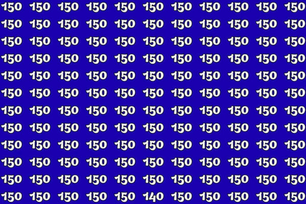 Optical illusion: Only people with eagle eyes can spot the number 140 in under 8 seconds |