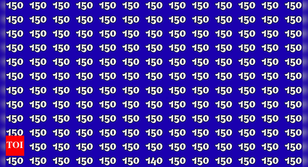 Optical illusion: Only people with eagle eyes can spot the number 140 in under 8 seconds |