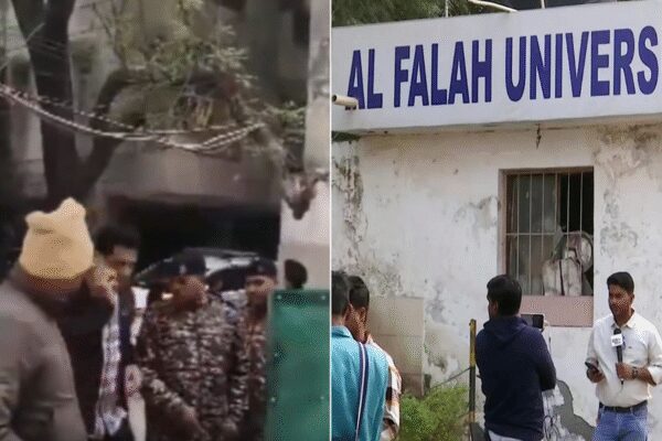 A central agency raided Al-Falah University in Faridabad as part of the Delhi blast case investigation. This action follows the arrest of the university chancellor’s brother and scrutiny of the institution due to its former student being the prime accused. Delhi Police have summoned the chancellor to address inconsistencies and clarify roles of individuals linked to the university.  NEW DELHI: The Enforcement Directorate launched raids against the Al-Falah University in Faridabad along with its office in Okhla and the university’s promoters on Tuesday morning, PTI reported citing sources.The central agency has been conducting raids since 5am at 25 different places across the national capital, intensifying the Delhi car blast probe, ANI reported citing sources.The investigation focuses on a “white-collar” terror network that appears to involve both medical professionals and individuals connected to the university. Authorities have recovered key evidence, including a vehicle tied to the blast and significant amounts of explosive material, pointing to a deeper, more organised operation.Multiple IEDs, 32 Vehicles: Agencies Uncover Plan For Serial Car Explosions In Delhi Blast ProbeThis comes a day after the brother of the Al-Falah University chancellor was arrested from Hyderabad in connection with 25-year-old fraud cases.Al Falah University has come under scrutiny after the arrest of several doctors in connection with the November 10 high-intensity blast near Delhi’s Red Fort, which killed 13 people and injured many others. The prime accused, Dr Umar Un Nabi, was a former student of the university. In response, the institution issued a statement condemning the attack and affirming its commitment as a responsible educational body aligned with national interests. As part of the investigation, Delhi Police have issued two summons to the university’s chancellor, citing the need to resolve inconsistencies in the institution’s functioning and clarify the roles of certain individuals linked to it. Investigators are probing possible connections between the university and multiple suspects associated with the blast, including examining institutional records, financial transactions, and administrative decisions as part of a broader inquiry into the alleged Faridabad terror module.About the AuthorTOI News DeskThe TOI News Desk comprises a dedicated and tireless team of journalists who operate around the clock to deliver the most current and comprehensive news and updates to the readers of The Times of India worldwide. With an unwavering commitment to excellence in journalism, our team is at the forefront of gathering, verifying, and presenting breaking news, in-depth analysis, and insightful reports on a wide range of topics. The TOI News Desk is your trusted source for staying informed and connected to the ever-evolving global landscape, ensuring that our readers are equipped with the latest developments that matter most.”Read MoreEnd of ArticleFollow Us On Social MediaVideosJaishankar, Russian FM Lavrov Hold Key Talks in Moscow Ahead of Putin’s India Visit ‘In 3 Weeks’India Doubles Down On Russian Oil Imports Despite U.S. Sanctions HeatBangladesh Seeks Hasina’s Return As India Notes ICT Tribunal Verdict, Calls For Peace And Stability’This Generation Can Bring Viksit Bharat Before 2047’: Army Chief Dwivedi’s Message To Gen ZHasina Verdict Sparks Outrage as Ex-Indian Envoy Questions Evidence and Awami League Cries Black DayPak Army Chief Asim Munir Vows ‘Strong Response’, Army Chief Dwivedi Warns Op Sindoor Was A TrailerPM Modi Condoles Families as 45 Indians Feared Dead in Saudi Bus CrashOusted Bangladesh PM Hasina Calls ICT’s Death Sentence ‘Rigged’, Says It Denied Fair Trial RightsFrench Consulate Staffer Molested In Bandra As Mumbai Police Launch Rapid Hunt To Track The SuspectAfter 5th August 2019…’ Army Chief Counters Mehbooba’s Charge Against Centre Over J&K Situation123Photostories10 quotes to say to your kids daily5 lakeside hotels to stay at during winters in and around NainitalPrajakta Koli, Kusha Kapila to Bassi: How these YouTubers turned online fame into full-fledged Bollywood careers7 spiritual places to visit with your kids5 most swiftly moving snakes in the worldNight owls vs early birds: Who performs better according to science8 simple and effective stretches to help relieve lower back painAllen Solly to Peter England: Popular fashion brands you didn’t know were actually IndianSecond innings as Bollywood favourites return and shine all over againKarisma Kapoor’s grace, talent and magnetic screen presence continue to define timeless Bollywood beauty for every generation123Hot PicksDelhi AQI TodaySheikh Hasina VerdictBihar Government FormationGold rate todaySilver rate todayPublic Holidays NovemberBank Holidays NovemberTop TrendingDak Prescott FianceShaquille O’NealCeeDee LambDenver Nuggets vs chicago bullsKike HernndezTrey Benson InjuryLaMelo BallGiannis AntetokounmpoZion WilliamsonWho is Ella Hakkinen