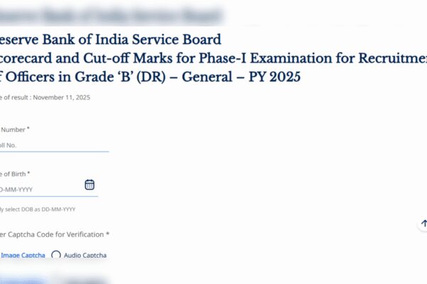 RBI Grade B scorecard 2025 released at rbi.org.in: Check direct link and category wise cut-off marks here