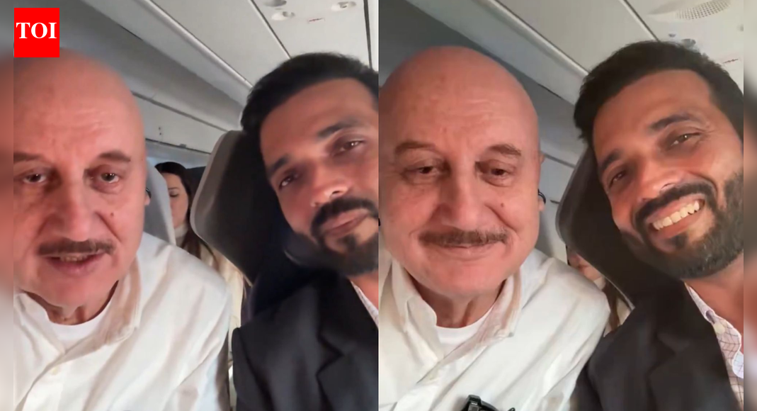 Anupam Kher and cricketer Ajinkya Rahane share ‘scary’ in-flight moment as airplane touches ground and takes off again: ‘Shudh Hindi words came out’