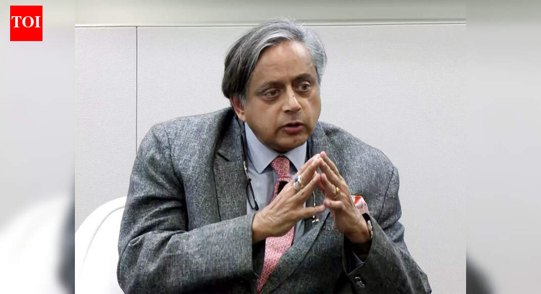 Congress leader Shashi Tharoor commended Prime Minister Narendra Modi’s recent lecture. He noted the speech blended economic themes with a cultural message, urging the nation towards progress. Tharoor found the Prime Minister’s emphasis on a post-colonial mindset and restoring pride in India’s heritage particularly impactful. He was pleased to attend the event. Shashi Tharoor Shashi Tharoor 12 NEW DELHI: Senior Congress leader Shashi Tharoor on Tuesday praised PM Narendra Modi’s Ramnath Goenka Lecture, saying it combined economic themes with a cultural message and encouraged the country to stay “restless for progress”. He further expressed gratitude to be a part of the audience.Tharoor said that he attended the lecture at the Indian Express event on Monday, noting that the Prime Minister spoke of India’s “constructive impatience” for development and made a strong case for adopting a post-colonial mindset. “The PM emphasised that India is no longer just an ‘emerging market’ but an ‘emerging model’ for the world”, pointing to the economy’s resilience. He added that PM Modi addressed criticism of being constantly in “election mode”, saying he was instead in “emotional mode” to address people’s problems.Tharoor also highlighted the Prime Minister’s focus on dismantling what he called Macaulay’s 200-year legacy of “slave mentality”, saying a significant portion of the speech revolved around that theme. “PM Modi appealed for a 10-year national mission to restore pride in India’s heritage, languages, and knowledge systems. I wish he had also acknowledged how Ramnath Goenka had used English to raise a voice for Indian nationalism!” he said.He reiterated that “on the whole, the PM’s address served as both an economic outlook and a cultural call to action, urging the nation to be restless for progress”, adding that he was “glad to have been in the audience despite battling a bad cold and cough!”Tharoor’s comments come against the backdrop of recent controversies surrounding his own statements. Days earlier, he stirred debate by arguing that reducing senior BJP leader LK Advani’s decades of service to a single episode, “however significant”, was unfair, remarks that invited internal discomfort within the Congress. The party later clarified that Tharoor speaks for himself, saying his continued presence in the CWC reflects the organisation’s democratic character.He had also recently remarked that dynastic politics across parties poses a “grave threat” to Indian democracy and suggested it was time for India to trade “dynasty for meritocracy”. The BJP seized on those comments, calling them a “very insightful piece” on the state of political culture in the country.About the AuthorTOI News DeskThe TOI News Desk comprises a dedicated and tireless team of journalists who operate around the clock to deliver the most current and comprehensive news and updates to the readers of The Times of India worldwide. With an unwavering commitment to excellence in journalism, our team is at the forefront of gathering, verifying, and presenting breaking news, in-depth analysis, and insightful reports on a wide range of topics. The TOI News Desk is your trusted source for staying informed and connected to the ever-evolving global landscape, ensuring that our readers are equipped with the latest developments that matter most.”Read MoreEnd of ArticleFollow Us On Social MediaVideosIndia Will Sign Trade Deal Only When It Is ‘Fair, Equitable And Balanced’: Piyush GoyalNarayana Murthy Sparks Fresh Storm By Urging to Adopt China’s 996 Model, Work 72 Hours Every WeekIran Halts Visa Waiver For Indians Amid Criminal Exploitation And MEA Safety Warning AlertsAfter Delhi Blast, Jaishankar Tells SCO Nations India Has Right To Defend Its People Against TerrorPiyush Goyal Calls India A Stability Anchor Amid Global Flux And Says The Coming 2 Years Are Pivotal‘We Made No Crime’ Prashant Kishor Admits Failure, Takes Full Responsibility for Bihar VerdictSheikh Hasina’s Close Aide Raises Terror Flag: Pak-based Terror Groups Being Welcomed in BangladeshMecca–Medina Tragedy: 45 Killed as Azharuddin Rushes to Assist Telangana FamiliesED Cracks Down On ‘White-Collar Terror Module’, Conducts 25 Raids Linked To Al-Falah UniversityUN Rejects ICT Verdict on Sheikh Hasina’s Death Penalty, But Backs Justice For Bangladesh Victims123PhotostoriesIf you grew up listening to these 5 phrases, you were raised by strong and mature parents9 lesser-known healthy Gujarati snacks one must try7 plants that drive away mosquitoesGerman Shepherd: 7 reasons why this dog breed is good for childrenRani Mukerji, Anushka Sharma to Vikrant Massey: Bollywood stars who are loving parents but keep their kids completely out of the spotlight10 foods that are an essential part of wedding traditionsWhy Delhi’s 500-km road repair mission could be a turning point in pollution control10 animals whose names start with the letter P!Nayanthara’s ultimate comeback: 5 times ‘Lady Superstar’ proved critics wrongMassive Infosys IT campus rising in Noida—how this project could transform city’s future123Hot PicksDelhi AQI TodaySheikh Hasina VerdictBihar Government FormationGold rate todaySilver rate todayPublic Holidays NovemberBank Holidays NovemberTop TrendingDak Prescott FianceBomb Threat TodayCeeDee LambDenver Nuggets vs chicago bullsKike HernndezDetroit Tigers WifeAuston MatthewsGiannis AntetokounmpoWWE Survivor SeriesWho is Ella Hakkinen