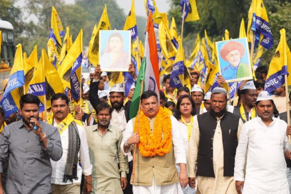 On the seventh day of the “rojgaar do, samajik nyay do” padyatra, led by Aam Aadmi Party leader and Rajya Sabha MP Sanjay Singh, the march proceeded through Sultanpur district. Starting at 10 am from Maa Bhagwati Lawn in Utari, the procession passed through Pratapganj Bazaar, Raghav Dhaba, Durgapur Bazaar and Ramganj before reaching Shyam Vatika in Trisundi, Amethi. The yatra was received by the residents at various stops.During the march, AAP MP Sanjay Singh said that Uttar Pradesh has become the state with the highest number of unemployed people in the country, with youth being particularly affected. He added that farmers, weavers and families involved in small-scale industries are also facing difficulties linked to unemployment. Singh alleged that government policies have adversely impacted small enterprises and traditional occupations.He further stated that caste-based discrimination remains a major barrier to social progress in Uttar Pradesh. Through this padyatra, he said, the demand is for equality and transparency across systems, including in government functioning and recruitment processes. According to him, social justice and development will remain incomplete until caste-based inequities are addressed.At Pratapganj Bazaar, Sharafat Ullah Ansari, Mujeeb Ahmed, Girish Tiwari, Upendra Tiwari, Rakesh Tiwari, Zubair Khan and Alok Tiwari welcomed Sanjay Singh with garlands. At Bisani, village head Anil Yadav joined Singh in interacting with residents and hearing their concerns.Upon reaching Narayanpur, the padyatra was received by Harishankar Jaiswal, Dharmendra Nath Shukla, Dr Malkhan Singh, Satish Kumar Srivastava, Ram Niranjan Kori, Ram Bahadur Yadav, Ghanshyam Soni, Kavita Kashyap, Pooja Verma and Lakshmi. At Raghav Dhaba, Harishankar Jaiswal, Atul Singh and others welcomed the march. In Ramganj, Anil Kori, Krishan, Santosh Kumar, Umesh, Shivpujan, Vishal and Satish Sahu greeted the padyatra.After the day-long march, Sanjay Singh reached Shyam Vatika in Trisundi, Amethi, in the evening, where a sizeable gathering met the padyatra. The “give jobs – give social justice” march is scheduled to resume tomorrow from Shyam Vatika in Trisundi and will move through different parts of Amethi towards its next halt.End of ArticleFollow Us On Social MediaVideos’Some Last-Mile Issues…’: Piyush Goyal Remarks On Trade Pact With EU And US, India’s Export GrowthThe Ghost Of Bastar Falls: What Madvi Hidma’s Death Means For India’s War Against Maoist InsurgencyBathani Tola: 30 years on, justice still elusive for Bihar’s worst caste massacreShashi Tharoor Praises PM Modi Again, Sparks Fresh Congress Rift After Attending Goenka Lecture’I Did Not Say…’: Prashant Kishor Takes U-Turn On Vow To Quit Politics If JDU Wins Bihar PollsIndia Will Sign Trade Deal Only When It Is ‘Fair, Equitable And Balanced’: Piyush GoyalNarayana Murthy Sparks Fresh Storm By Urging to Adopt China’s 996 Model, Work 72 Hours Every WeekIran Halts Visa Waiver For Indians Amid Criminal Exploitation And MEA Safety Warning AlertsAfter Delhi Blast, Jaishankar Tells SCO Nations India Has Right To Defend Its People Against TerrorPiyush Goyal Calls India A Stability Anchor Amid Global Flux And Says The Coming 2 Years Are Pivotal123Photostories‘Dhurandhar’s Sara Arjun to Ananya Panday: 5 best celeb outfits of the dayWhat is Cloudflare and why is it impacting so many websites on the internet5 smart ways to teach kids the value of saving money6 national parks to visit in winter to spot migratory birds10 sweet congratulation messages every new parent deserves to hear8 modern baby names inspired by flowers and nature11 vegetarian foods with highest amount of ironBigg Boss 19: All you need to know about contestant Gaurav Khanna’s wife Akanksha ChamolaPM Narendra Modi’s new watch becomes the most-talked about accessory, here’s how much it costsIf you grew up listening to these 5 phrases, you were raised by strong and mature parents123Hot PicksDelhi AQI TodaySheikh Hasina VerdictBihar Government FormationGold rate todaySilver rate todayPublic Holidays NovemberBank Holidays NovemberTop TrendingDak Prescott FianceSophie CunninghamJake Paul GirlfriendKevin DurantBecky LynchDetroit Tigers WifeAuston MatthewsGiannis AntetokounmpoMichael PhelpsWho is Ella Hakkinen