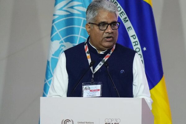 India is urging developed nations to accelerate their net-zero targets and fulfill climate finance commitments ahead of its own 2035 pledges. Environment Minister Bhupender Yadav highlighted India’s successful development alongside environmental stewardship, exceeding its non-fossil fuel energy capacity target early. The country aims for net-zero by 2070, supported by its Nuclear and Green Hydrogen Missions. Bhupender Yadav (PTI) NEW DELHI: Turning the pressure back on rich nations ahead of making its new 2035 climate action pledges, India has urged developed countries to demonstrate their own greater climate ambition and honour their commitments, underlining the need to reach ‘net zero’ emission by them earlier than 2050.India will submit its new climate action pledges — nationally determined contribution (NDC) — to the UN body next month. So far, more than 100 countries, including the US, China and the EU, have already submitted their NDCs with many stakeholders, asking India to deliver an ambitious mitigation target.“Developed countries must reach ‘net zero’ far earlier than current target dates, fulfil their obligations under Article 9.1 (providing climate finance by developed countries to assist developing ones) of the Paris Agreement, and deliver new, additional, and concessional climate finance estimated to be in trillions of dollars,” said environment minister Bhupender Yadav on Monday while delivering India’s national statement at the ongoing UN climate conference (COP30) in Belem, Brazil.Yadav articulated India’s consistent position where it wants wealthy nations to be ambitious in their climate action as they, being the historical emitters, are responsible for climate change whereas the countries in the Global South suffer more.His remarks on “trillions of dollars” reflect the Global South’s demand to mobilise .3 trillion annually by 2035 by rich nations to assist developing countries instead of what was agreed (0 billion annually by 2035) amid serious concerns during COP29 in Baku, Azerbaijan, last year.Asking rich nations to deliver, the minister, on the occasion, flagged how India has already demonstrated successfully that development and environmental stewardship can advance in tandem, and fulfilled all its climate action promises much in advance.“India’s emission intensity has declined by over 36% since 2005. India’s non-fossil fuel based energy capacity, currently around 256 GW, accounts for more than half of its total electric installed capacity — an NDC target achieved five years ahead of the schedule,” said Yadav.He also noted that the country’s newly launched Nuclear Mission and Green Hydrogen Mission further accelerate its journey towards ‘net zero’ by 2070.The Brazilian Presidency, meanwhile, on Tuesday released a new set of draft texts — Mutirao Mobilization/Belem Package — incorporating all suggestions on the negotiation table on contentious issues, including finance, mitigation and unilateral trade measures, and an overall COP30 decision mechanism. Negotiators will try to thrash out their differences over the next three days to come out with a final decision of COP30.About the AuthorVishwa MohanVishwa Mohan is Senior Editor at The Times of India. He writes on environment, climate change, agriculture, water resources and clean energy, tracking policy issues and climate diplomacy. He has been covering Parliament since 2003 to see how politics shaped up domestic policy and India’s position at global platform. Before switching over to explore sustainable development issues, Vishwa had covered internal security and investigative agencies for more than a decade.Read MoreEnd of ArticleFollow Us On Social MediaVideosAnmol Bishnoi, Accused In Baba Siddique Murder Case, To Be Deported To India From USIndia-Russia Ties: EAM Jaishankar Meets President Putin In Moscow’Some Last-Mile Issues…’: Piyush Goyal Remarks On Trade Pact With EU And US, India’s Export GrowthThe Ghost Of Bastar Falls: What Madvi Hidma’s Death Means For India’s War Against Maoist InsurgencyBathani Tola: 30 years on, justice still elusive for Bihar’s worst caste massacreShashi Tharoor Praises PM Modi Again, Sparks Fresh Congress Rift After Attending Goenka Lecture’I Did Not Say…’: Prashant Kishor Takes U-Turn On Vow To Quit Politics If JDU Wins Bihar PollsIndia Will Sign Trade Deal Only When It Is ‘Fair, Equitable And Balanced’: Piyush GoyalNarayana Murthy Sparks Fresh Storm By Urging to Adopt China’s 996 Model, Work 72 Hours Every WeekIran Halts Visa Waiver For Indians Amid Criminal Exploitation And MEA Safety Warning Alerts123PhotostoriesThis Guava Paneer Avocado Salad has 25 gms protein and why it needs a place in daily breakfast5 natural home remedies to detoxify the liverChia seeds in water vs chia seeds in milk: Which is more beneficial for healthFrom teeth-brushing battles to screen time: Kareena Kapoor Khan’s honest parenting tales7 Japanese techniques to overcome laziness and boost productivity in life10 date ideas in New York City that are not drinking or movies‘Dhurandhar’s Sara Arjun to Ananya Panday: 5 best celeb outfits of the dayWhat is Cloudflare and why is it impacting so many websites on the internet5 smart ways to teach kids the value of saving money6 national parks to visit in winter to spot migratory birds123Hot PicksDelhi AQI TodaySheikh Hasina VerdictBihar Government FormationGold rate todaySilver rate todayPublic Holidays NovemberBank Holidays NovemberTop TrendingDak Prescott FianceSophie CunninghamJake Paul GirlfriendKevin DurantBecky LynchDetroit Tigers WifeAuston MatthewsGiannis AntetokounmpoMichael PhelpsWho is Ella Hakkinen