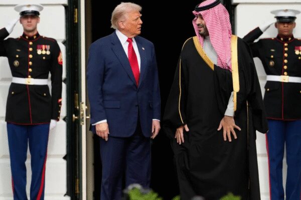 Trump rolls out red carpet for MBS as US takes to green flags