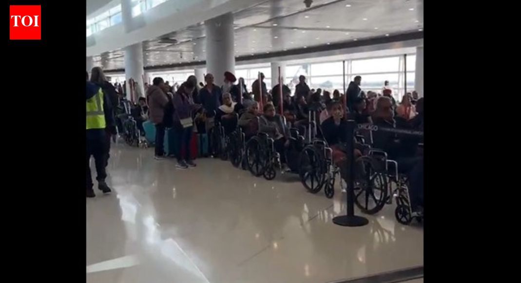 ‘New scam just dropped’: Video of Indians in wheelchairs at airport on India-US route triggers row
