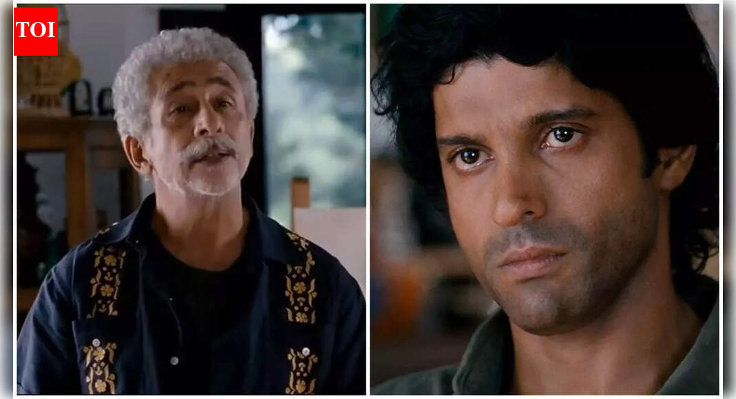Farhan Akhtar says shooting with Naseeruddin Shah in Zindagi Na Milegi Dobara brought back memories of his childhood with Javed Akhtar, ‘It all came very naturally’
