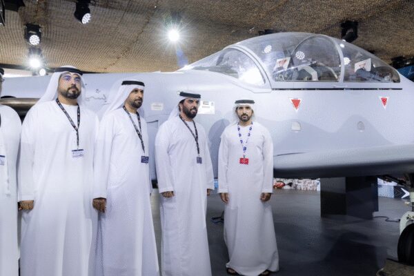 Watch: Dubai Crown Prince Sheikh Hamdan reviews UAE made Calidus B-250 light attack aircraft at Dubai Airshow 2025 | World News