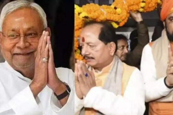 JDU chief Nitish Kumar was chosen as the legislature party leader in Patna, while the BJP picked Samrat Choudhary and Vijay Sinha as its leaders. With JDU’s improved numbers and two new allies in the NDA, talks are underway on power-sharing, including demands for a deputy CM and the Speaker’s post. . NEW DELHI: JD(U) supremo Nitish Kumar on Wednesday was elected as leader of the party’s legislature group at a meeting of newly elected MLAs in Patna. Meanwhile, BJP leaders Samrat Choudhary and Vijay Sinha were elected as the leader and the deputy leader of BJP legislature party respectively.NDA Sweeps Bihar, Nitish Kumar Prepares for 10th CM Oath; A Look Back at ‘Sushasan Babu’s’ JourneyLeaders of JD(U) and NDA held long discussions on Tuesday. Union home minister Amit Shah and BJP president JP Nadda held talks with JD(U) working president Sanjay Jha and Lalan Singh, who represent the regional party in the Modi cabinet.For live updates | Nitish to be elected as leader of NDA today, a day before taking oath as Bihar CMWith JD(U)’s increased strength and the entry of two new allies, LJP (RV) and Upendra Kushwaha’s Rashtriya Lok Morcha, the composition of the new government is expected to look different from the outgoing one.This is the first time the BJP and JD(U) have nearly equal strength. Until its numbers fell sharply in 2020, the JD(U) had been the dominant partner ever since the two parties first won a state election together in 2005.The oath-taking ceremony of the new government is scheduled to take place at Patna’s Gandhi Maidan on November 20.About the AuthorTOI News DeskThe TOI News Desk comprises a dedicated and tireless team of journalists who operate around the clock to deliver the most current and comprehensive news and updates to the readers of The Times of India worldwide. With an unwavering commitment to excellence in journalism, our team is at the forefront of gathering, verifying, and presenting breaking news, in-depth analysis, and insightful reports on a wide range of topics. The TOI News Desk is your trusted source for staying informed and connected to the ever-evolving global landscape, ensuring that our readers are equipped with the latest developments that matter most.”Read MoreEnd of ArticleFollow Us On Social MediaVideos’Theatre of The Absurds’: India Hits At Stalled UNSC Reform, Demands Real Text-Driven NegotiationsRostec’s Big India Message: ‘Whatever You Need’ As S-400, Su-57E Deals With Russia Near Final Stage”… To Flaunt Patriotism’ Terror Accused in Ricin Plot Attacked Inside Sabarmati Jail by InmatesAfter S-400 Success, Russia Offers Su-57E With Full Tech Transfer To Reset Defence Ties With IndiaInside Jaishankar’s Kremlin Briefing To Putin As India Shapes Agenda For India-Russia Annual SummitHasina’S Son Sajeeb Wazed Calls Her Conviction A Political Coup, Slams Bangladesh’S Unelected GovAnmol Bishnoi, Accused In Baba Siddique Murder Case, To Be Deported To India From USIndia-Russia Ties: EAM Jaishankar Meets President Putin In Moscow’Some Last-Mile Issues…’: Piyush Goyal Remarks On Trade Pact With EU And US, India’s Export GrowthThe Ghost Of Bastar Falls: What Madvi Hidma’s Death Means For India’s War Against Maoist Insurgency123PhotostoriesYamuna’s big makeover: Why Delhi’s long-awaited boat tourism push is racing for February debut6 ways to tackle obesity in kids and why it is a growing concernNoida’s Bhangel elevated road: Will it finally ease traffic woes for commuters?Know your Life Path Number and what it really says about your personalityPriyanka Chopra’s regal ivory look proves why she remains Bollywood’s ultimate fashion icon5 common habits that quietly destroy relationships (and how to fix them)Tom Cruise Fitness: How his workout routine keeps him stunt-ready even in his 60s6 countries with red, white, and black colours in their national flagsWhich Temple You Should Visit on January 1, 2026 As Per Your Birth DateTara Sutaria birthday special: Best style moments of the ‘SOTY 2’ star123Hot PicksDelhi AQI TodaySheikh Hasina VerdictBihar Government FormationGold rate todaySilver rate todayPublic Holidays NovemberBank Holidays NovemberTop TrendingAaron Rodgers InjuryShedeur SandersPaolo BancheroStephen CurryPatrick BeverleyLeBron JamesStephen A SmithCade CunninghamDraymond GreenSophie Cunningham