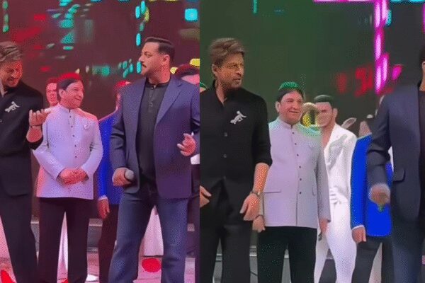 Shah Rukh Khan and Salman Khan send fans into frenzy by dancing to ‘O O Jaane Jaana’; netizens say ‘Do Bhai Dono Tabahi’ – VIDEO
