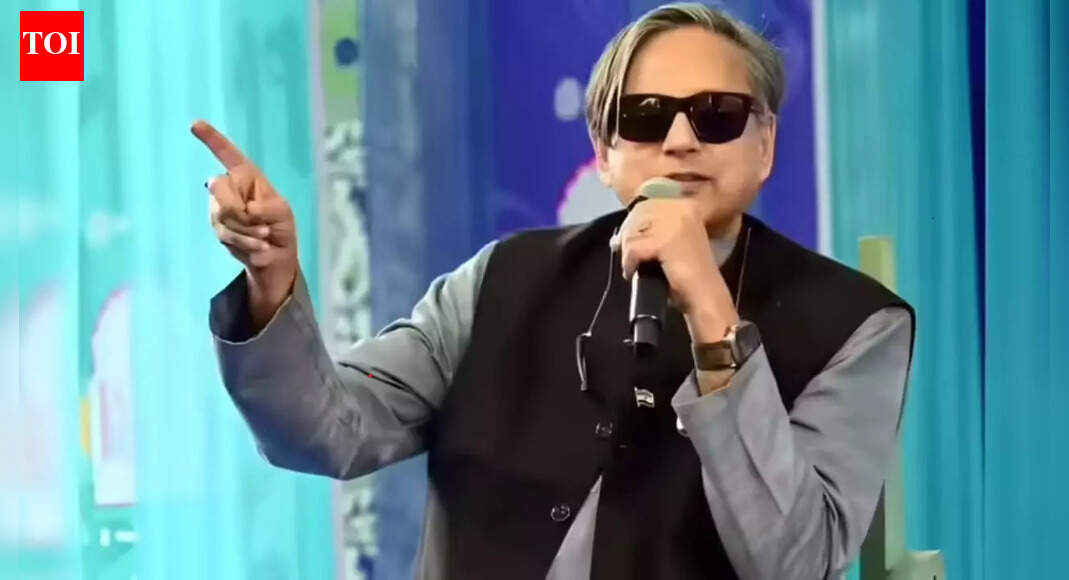 BJP slammed Congress for criticising Shashi Tharoor’s praise of PM Modi’s speech, dubbing the party ‘Indira Nazi Congress’ for its ’emergency mindset’ and discouraging internal dissent. While Tharoor lauded Modi’s focus on development and cultural heritage, Congress spokesperson Supriya Shrinate found the address unimpressive and questioned Tharoor’s appreciation.  NEW DELHI: BJP on Wednesday took a sharp dig at Congress for criticising party MP Shashi Tharoor after he praised Prime Minister Narendra Modi’s recent address at the Ramnath Goenka Lecture, saying the party should rather be called “Indira Nazi Congress.”BJP national spokesperson Shehzad Poonawalla said the Congress reacts harshly to anyone who “keeps national interest above ‘Parivaric’ interest,” adding that internal dissent is discouraged within the party.”If somebody praises the Prime Minister’s speech, which is about larger issues, then a ‘fatwa’ is issued against that person by the Congress, which talks about democracy in the entire country, but there is no democracy within their party… if someone keeps national interest above ‘Parivaric’ interest, then a fatwa is issued against them,” Shehzad Poonawalla told ANI.He further claimed that the Congress displays an “emergency mindset,” remarking that the party should be called the “Indira Nazi Congress.””It should not be called the ‘Indian National Congress’; it should be called the ‘Indira Nazi Congress’ because they demonstrate Indira’s emergency mindset and Nazi dictatorial behaviour,” Poonawalla added.Tharoor praises PM Modi’s lectureTharoor, who attended the Ramnath Goenka Lecture on the invitation of the Indian Express, had posted a detailed note on X praising several aspects of the Prime Minister’s speech.In his post, Tharoor wrote, “Attended PM @narendramodi’s Ramnath Goenka Lecture. He spoke of India’s ‘constructive impatience’ for development and strongly pushed for a post-colonial mindset. The PM emphasized that India is no longer just an ’emerging market’ but an ’emerging model’ for the world, noting its economic resilience. PM Modi said he’d been accused of being in “election mode” all the time, but he was really in “emotional mode” to redress the problems of the people.”Tharoor also noted the PM’s call for a national mission to reclaim India’s cultural heritage. “A significant part of the speech was dedicated to overturning Macaulay’s 200-year legacy of ‘slave mentality.’ PM Modi appealed for a 10-year national mission to restore pride in India’s heritage, languages, and knowledge systems. I wish he had also acknowledged how Ramnath Goenka had used English to raise a voice for Indian nationalism!” his post read.He added that the address felt both like an economic outlook and a cultural call to action, saying he was “glad to have been in the audience despite battling a bad cold and cough.”Congress leader disagreesCongress spokesperson Supriya Shrinate, however took jab at the Thiruvananthapuram MP stating that she did not find PM Modi’s address impressive and questioned what Tharoor found worth appreciating.Shrinate had said, “I didn’t find anything in the speech (of PM Modi) worth appreciating. I think PM must answer a lot of things. He was at an event of a newspaper. He should tell us what his problem is with fair journalism. He should have told us why is he not happy with those who show and speak truth… So, I didn’t see any reason to appreciate him.””I don’t know how he (Shashi Tharoor) found one…I found it to be a petty speech. He criticised Congress there too. PM thinks of Congress day and night. This is amazing,” Shrinate added.About the AuthorTOI News DeskThe TOI News Desk comprises a dedicated and tireless team of journalists who operate around the clock to deliver the most current and comprehensive news and updates to the readers of The Times of India worldwide. With an unwavering commitment to excellence in journalism, our team is at the forefront of gathering, verifying, and presenting breaking news, in-depth analysis, and insightful reports on a wide range of topics. The TOI News Desk is your trusted source for staying informed and connected to the ever-evolving global landscape, ensuring that our readers are equipped with the latest developments that matter most.”Read MoreEnd of ArticleFollow Us On Social MediaVideos’Fatwa Issued…’: BJP Jabs ‘Indira Nazi Congress’ For Criticising Tharoor Over Modi Speech PraiseRussia Showcases Missile-Only Pantsir SMD-E Air Defence System At Dubai Airshow 2025’We Hit India…’: Pakistani Leader’s Explosive Admission Unmasks Islamabad’s Terror Links Again’Can’t Rule Out All-Out War’: Pakistan’s Khawaja Asif Rattled Over Army Chief’s Sindoor 2.0 WarningSydney Horror Crash Kills 8-Month Pregnant Indian After Teen BMW Driver Slams Into Family WalkIndia Expands Its Diplomatic Presence In Russia As Jaishankar Highlights Strategic New ConsulatesTaliban Trade Minister Lands in Delhi Amid Major Afghan Shift Toward India After Pakistan ConflictChina’s Propaganda Strike On India Exposed, US Report Details Fake Jet Debris And J-35 Sales TacticsSachin Tendulkar Recalls Receiving Sri Sathya Sai Baba’s Blessings Before 2011 WCAishwarya Rai Joins PM Modi at Sri Sathya Sai Baba Centenary in Andhra Pradesh123Photostories10 regional egg dishes from different parts of India5 beautiful white animals that look like furry snowballs8 things life teaches us the hard wayFrom Rajkummar Rao-Patralekhaa to Deepika Padukone-Ranveer Singh: Bollywood’s adorable baby girl squadFrom protection to independence: Smriti Irani’s modern parenting mantraSalman Khan to Shanaya Kapoor: 5 viral looks of the day setting today’s style mood8 modern-sounding baby names that begin with letter ‘K’How to make South Indian-style Beetroot RasamEgg vs paneer vs soya vs chicken: Which is a better source of protein for breakfast10 unique baby boy names inspired by the Ramayana, and it’s perfect for Gen Alpha123Hot PicksDelhi AQI TodaySheikh Hasina VerdictBihar Government FormationGold rate todaySilver rate todayPublic Holidays NovemberBank Holidays NovemberTop TrendingBrittany LucicAlex Ovechkin WifePaolo BancheroStephen CurryPatrick BeverleyLeBron JamesStephen A SmithCade CunninghamDraymond GreenSophie Cunningham