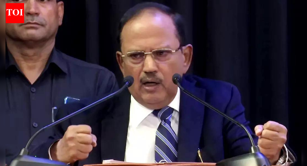 NEW DELHI: National security adviser of Bangladesh, Khalilur Rahman, met NSA Ajit Doval here on Wednesday, said the Bangladesh high commission. According to a statement, the NSAs discussed the functioning of the Colombo Security Conclave and key bilateral issues. Rahman also invited Doval to visit Bangladesh.The statement by Bangladesh high commission said, “Bangladesh delegation to the Seventh NSA-level Meeting of the Colombo Security Conclave (CSC), led by the National Security Adviser, Dr Khalilur Rahman, met with the National Security Adviser of India, Mr Ajit Doval, and his team today in Delhi. They discussed work of CSC and key bilateral issues. Dr. Rahman invited Mr. Doval to visit Bangladesh at his convenience.”Rahman is leading the Bangladesh delegation for the seventh NSA CSC Meet.The meeting comes amid strained ties following Sheikh Hasina’s ouster and death sentence. The meeting marks the highest-level security engagement since an interim govt, led by chief adviser Muhammad Yunus, took office in Bangladesh in Aug 2024. A central point of contention is Bangladesh’s formal request for India to extradite Sheikh Hasina.aniEnd of ArticleFollow Us On Social MediaVideosNitish Kumar To Take CM Oath For Record 10th Time At Patna’s Gandhi Maidan, PM Modi To AttendBangladesh To Seek Interpol’s Help To Extradite Sheikh Hasina From India’Fatwa Issued…’: BJP Jabs ‘Indira Nazi Congress’ For Criticising Tharoor Over Modi Speech PraiseRussia Showcases Missile-Only Pantsir SMD-E Air Defence System At Dubai Airshow 2025’We Hit India…’: Pakistani Leader’s Explosive Admission Unmasks Islamabad’s Terror Links Again’Can’t Rule Out All-Out War’: Pakistan’s Khawaja Asif Rattled Over Army Chief’s Sindoor 2.0 WarningSydney Horror Crash Kills 8-Month Pregnant Indian After Teen BMW Driver Slams Into Family WalkIndia Expands Its Diplomatic Presence In Russia As Jaishankar Highlights Strategic New ConsulatesTaliban Trade Minister Lands in Delhi Amid Major Afghan Shift Toward India After Pakistan ConflictChina’s Propaganda Strike On India Exposed, US Report Details Fake Jet Debris And J-35 Sales Tactics123Photostories5 national parks to visit in South America for adventure loversAre you eating chia seeds the wrong way? Harvard doctor reveals the 3 healthiest ways to consume them3 Ayurveda-approved drinks to reduce fatty liver naturally10 regional egg dishes from different parts of India5 beautiful white animals that look like furry snowballs8 things life teaches us the hard wayFrom Rajkummar Rao-Patralekhaa to Deepika Padukone-Ranveer Singh: Bollywood’s adorable baby girl squadFrom protection to independence: Smriti Irani’s modern parenting mantraSalman Khan to Shanaya Kapoor: 5 viral looks of the day setting today’s style mood8 modern-sounding baby names that begin with letter ‘K’123Hot PicksDelhi AQI TodaySheikh Hasina VerdictBihar Government FormationGold rate todaySilver rate todayPublic Holidays NovemberBank Holidays NovemberTop TrendingBrittany LucicAlex Ovechkin WifePaolo BancheroStephen CurryPatrick BeverleyLeBron JamesStephen A SmithCade CunninghamDraymond GreenSophie Cunningham