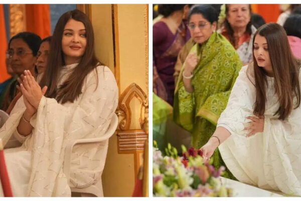 Aishwarya Rai looks ethereal in NEW photos from Sathya Sai Baba’s centenary celebrations; singer Abby V gushes about performing in front of star