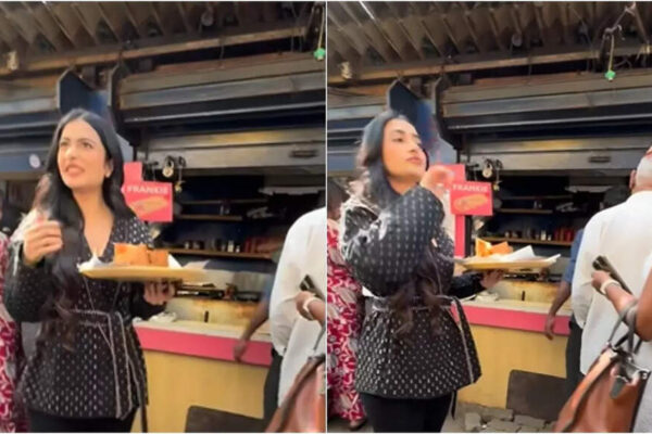 Dhanashree Verma spotted at Dosa stall; asks paparazzi, ‘What do you guys want to eat?’