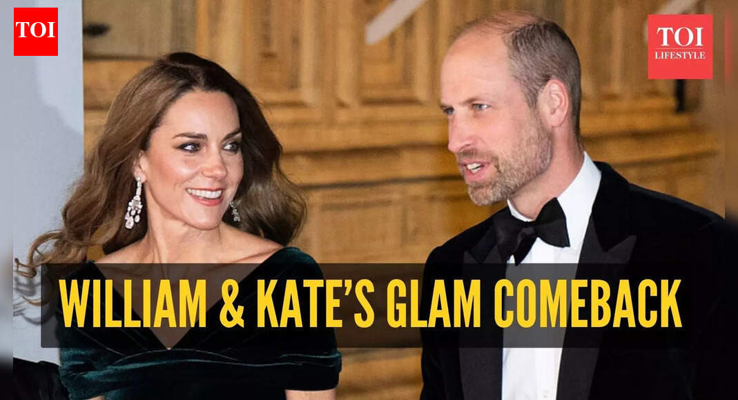 Royal comeback of 2025: Kate Middleton and Prince William light up the red carpet again |