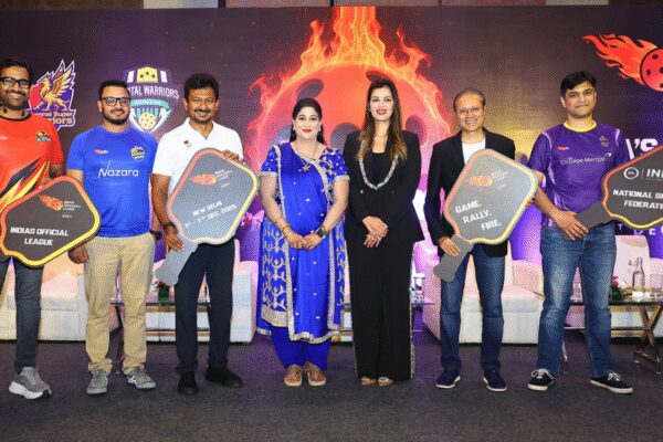 The Indian Pickleball League (IPBL) has unveiled five city franchises for its inaugural season, set to take place in New Delhi from December 1-7, 2025. Launched by The Times Group and sanctioned by the Indian Pickleball Association, the league aims to boost the sport’s popularity with top Indian and international players competing in a city-versus-city format.  The Indian Pickleball League (IPBL) on Tuesday announced five city-based franchises for its inaugural season, scheduled from December 1–7, 2025, at the KD Jadhav Indoor Hall, Indira Gandhi Stadium, New Delhi. The league, launched by The Times Group and sanctioned by the Indian Pickleball Association under the Ministry of Youth Affairs & Sports, made the announcement at an event in Chennai attended by Thiru Udhayanidhi Stalin, Deputy Chief Minister of Tamil Nadu.The first set of teams includes M3M Gurugram, Nazara Mumbai, Bengaluru Blasters, Chennai Super Warriors and Hyderabad Royals. The league said the sixth team will be announced later.IPBL will feature top Indian and international players in a city-versus-city format. Welcoming the teams, Vineet Jain, Managing Director, The Times Group, said, “These teams represent the scale, ambition, and reach that define the Indian Pickleball League. Together, they bring a fresh competitive spirit that will help make pickleball a modern fixture in India’s sporting landscape.”Gurugram enters the league through M3M India. Pankaj Bansal, Director – M3M India, said, “Gurugram loves fast, social, high-energy sport. Being the city’s first major league franchise makes this moment even more special.”Bengaluru Blasters will be led by Vasanth Kalyan. He said, “Bengaluru reflects the pulse of new India, quick, expressive, and competitive. Pickleball feels tailor-made for this city.”Mumbai will be represented by a franchise owned by Absolute Sports, a subsidiary of Nazara Technologies. Nitish Mittersain, CEO, Nazara Technologies, said, “Mumbai thrives on speed, skill, and competition. Pickleball fits right in, and we’re excited to champion the city in a league built for the future.”Accord Group will field the Chennai Super Warriors. Dr Swetha Sundeep said, “Chennai has always backed competitive, high-energy sport. Pickleball adds a new dimension to that spirit, and we’re proud to represent the city in IPBL’s first season.”Hyderabad Royals will be operated by Operam Ventures. Anubhav Tyagi, Managing Director – Operam Ventures, said, “Hyderabad is ready for the next big sport. Pickleball has found early, enthusiastic adoption here, and IPBL gives us a national stage to build on that momentum.”According to the organisers, the inaugural edition aims to expand the sport through city teams, competitive events and digital platforms.End of ArticleFollow Us On Social MediaVideosMarking a Political Milestone, Nitish Kumar Sworn In as Bihar CM for the 10th TimeIndian Navy Sends Strong Signal To Beijing As China Offers Submarines to Pakistan, Assures ReadinessUS Approves Major Arms Deal For India With Javelins And Excalibur To Counter Regional Threats”We Are Done…” Trump Recalls Critical Modi Call That Averted India-Pakistan Nuclear ClashNitish Kumar To Take CM Oath For Record 10th Time At Patna’s Gandhi Maidan, PM Modi To AttendBangladesh To Seek Interpol’s Help To Extradite Sheikh Hasina From India’Fatwa Issued…’: BJP Jabs ‘Indira Nazi Congress’ For Criticising Tharoor Over Modi Speech PraiseRussia Showcases Missile-Only Pantsir SMD-E Air Defence System At Dubai Airshow 2025’We Hit India…’: Pakistani Leader’s Explosive Admission Unmasks Islamabad’s Terror Links Again’Can’t Rule Out All-Out War’: Pakistan’s Khawaja Asif Rattled Over Army Chief’s Sindoor 2.0 Warning123Photostories7 emotional wounds of childhood parents may fail to recognizeBoiled Black Chana Soup with pepper: 5 ways it can upgrade health and nutrition5 things moms should learn from Stranger Things’ Joyce Byers5 things not to tell your teenager when they share about their first love5 things parents do that teenagers hateRevisiting Ranveer Singh’s most iconic street style and standout fashion moments5 things every parent should tell their child when they face body shaming6 Buddhist techniques to stop overthinking10 life lessons from Lord Hanuman every kid should knowVitamin B12: Signs your body is running low (and why most people don’t notice them)123Hot PicksDelhi AQI TodayBihar Minister List 2025Bihar CM Oath CeremonyGold rate todaySilver rate todayPublic Holidays NovemberBank Holidays NovemberTop TrendingTrevon DiggsTom BradyMLB SignsDraymond GreenCanara Bank Manager RobberyFortnite DownTop Stock RecommendationsGold Silver Price PredictionStefon DiggsBaker Mayfield Wife