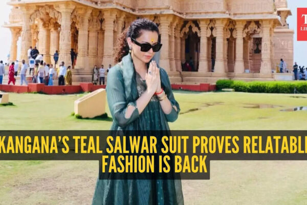 Kangana Ranaut’s Somnath Temple look is the most refreshing celebrity fashion moment of the week