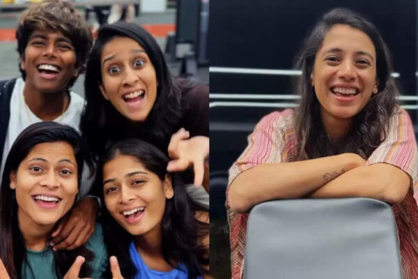 Smriti Mandhana flaunts ring, confirms engagement with Palash Muchhal in viral dance video with teammates – watch