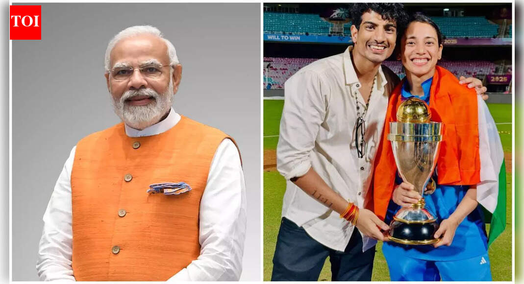 PM Narendra Modi extends heartfelt wishes to Smriti Mandhana and Palaash Muchhal ahead of their wedding on November 23