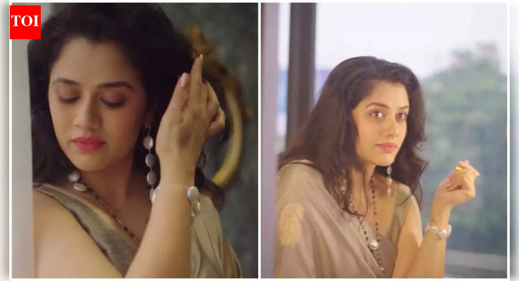 Girija Oak says it ‘kissing on screen feels like kissing cardboard’ while explaining how she romances a stranger on camera