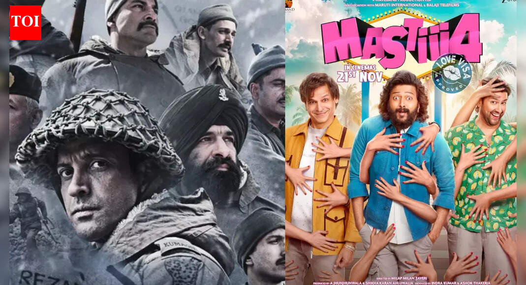 ‘Masti 4’ & ‘120 Bahadur’ Movie Review and Release Live Updates: Both the films expected to have a dull start in the range of Rs 2 to 3 crore