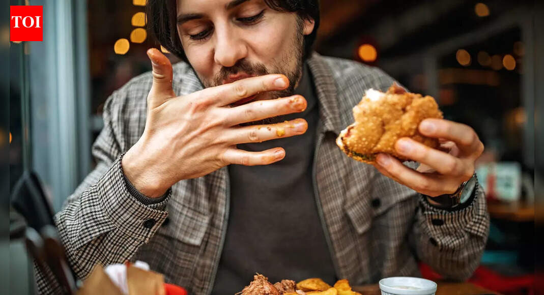A new Lancet Series highlights that ultra-processed foods (UPFs) are contributing to a global rise in obesity and diabetes, a trend rapidly unfolding in India. Experts urge immediate policy action, including clear definitions, warning labels, and taxes on UPFs, to address the growing health burden. Representative image NEW DELHI: Instant noodles, chips, biscuits, packaged drinks and even “healthy” cereals — these ultra-processed foods (UPFs) have quietly become everyday staples in Indian homes. But a new three-paper Lancet Series warns that these factory-made, additive-loaded products are helping drive a global rise in obesity and diabetes — a trend already unfolding rapidly in India.The Series brings together global evidence, including a review of 104 studies, of which 92 linked UPF-heavy diets to chronic diseases. Meta-analyses of 15 health outcomes showed significant associations for 12, including type 2 diabetes, obesity and even depression. India has not conducted such studies, and therefore no Indian data could be included — a gap experts say the country can no longer ignore.For India, the findings demand urgent policy action, says Dr. Vandana Prasad, community paediatrician and technical advisor at Public Health Resource Society. She argues that UPFs cannot be regulated like ordinary junk food. “Companies reduce salt or sugar to dodge High in Fat, Sugar and Salt (HFSS) limits, but the product remains ultra-processed because the additives stay,” she says. She calls for a clear legal definition of UPFs, strong front-of-pack warning labels, advertising restrictions, a UPF tax and subsidies for fresh foods, emphasising that healthy eating cannot depend on willpower alone when the entire food environment is engineered for overconsumption.Adding to this, Dr. Arun Gupta, paediatrician and Series co-author, says India is in the middle of the very shift the Lancet warns against — traditional meals being rapidly replaced by industrial UPFs promoted aggressively, especially to children. With no national data on UPF consumption, he cautions that India will struggle to slow rising obesity and diabetes unless it directly addresses the spread and marketing of such products.The scale of India’s health burden makes the warning even more urgent. The ICMR–INDIAB-17 (2023) study reports obesity in 28.6% of Indians, diabetes in 11.4%, prediabetes in 15.3%, and abdominal obesity in nearly 40%. Childhood obesity has increased as well — from 2.1% to 3.4% between NFHS-4 and NFHS-5.Prof K. Srinath Reddy, Chancellor, PHFI University of Public Health Sciences, notes that UPFs do more than add empty calories. By displacing natural foods, they can weaken immunity, heighten inflammation and worsen chronic disease risk. He supports strict regulation across production and marketing, clear ingredient disclosures, strong front-of-pack warning labels and a ban on celebrity endorsements of UPFs.With UPFs now deeply embedded in Indian diets — from school tiffins to office snacks to rural shops — experts warn that India stands at a critical juncture. The new Lancet evidence sends a clear message: reining in ultra-processed foods must become a national health priority if India hopes to contain rising obesity and diabetes.About the AuthorAnuja JaiswalAnuja Jaiswal is a Senior Assistant Editor at The Times of India, with an impressive 18-year career in narrative journalism. She specializes in health and heritage reporting, expertly simplifying complex health information to make it engaging and understandable for readers. Her deep dives into heritage topics are well-researched, resulting in captivating narratives that resonate with her audience. Over the years, she has worked in Chandigarh, Chhattisgarh and West UP, gaining diverse on-ground experience that shapes her storytelling.Read MoreEnd of ArticleFollow Us On Social MediaVideosIndia And Israel Launch FTA Talks; Piyush Goyal, Nir Barkat Sign Terms Of ReferenceDelhi’s Pollution Forces Australian Foreign Minister Penny Wong To Cough, Stop Her Speech MidwayJaishankar Meets Afghan Commerce Minister Azizi In Delhi; Trade, Connectivity DiscussedMEA Outlines Agenda For PM Modi’s South Africa Visit For G20 Summit In JohannesburgPenny Wong’s Cricket Banter With Jaishankar Highlights Warm, Confident India-Australia PartnershipJaishankar, Penny Wong Send A Strong India-Australia Message To China And The World on Indo-PacificIFFI 2025 Opens With A Surprise As Korean Minister Sings Vande Mataram And Wins Standing OvationPiyush Goyal’s 10 D’s Pitch in Israel Recasts India As Future-Ready for Worldwide InvestmentsDelhi Student Suicide Case: Massive Protest Outside School After Note Alleges Harassment By TeachersPiyush Goyal Links India, Israel Through Shared Adversities, Predicts 7% Percent GDP Growth For FY26123Photostories10 Indian etiquette every child should learnReplace this with avocado: 7 local fruits that provide the same nutrients for less5 Japanese mindset shifts for a happier, lighter, less stressful lifeMeet the actress who once outshone Sridevi and Madhuri Dixit but saw her career collapse after a relationship with a star kid5 animals that made an epic comeback from the edge of extinctionRekha to Sharmila Tagore: 5 best celebrity-inspired saree styles for the modern mother-in-law10 nuts for kids for brain health and overall growthAkkineni Nagarjuna Rao shaping Telugu cinema with iconic performances and a magnetic presence on screenHow top Bollywood actresses are embracing a life changing new lifestyleFrom better brain function to stronger heart: 5 reasons why backward walking is excellent for you123Hot PicksDelhi AQI TodayBihar Minister List 2025Bihar CM Oath CeremonyGold rate todaySilver rate todayPublic Holidays NovemberBank Holidays NovemberTop TrendingTravis KelceSavannah JamesGiannis AntetokounmpoTrevon DiggsJeanie BussAdin RossCandace OwensKona TakahashiKatie JohnsonOlivia Dunne