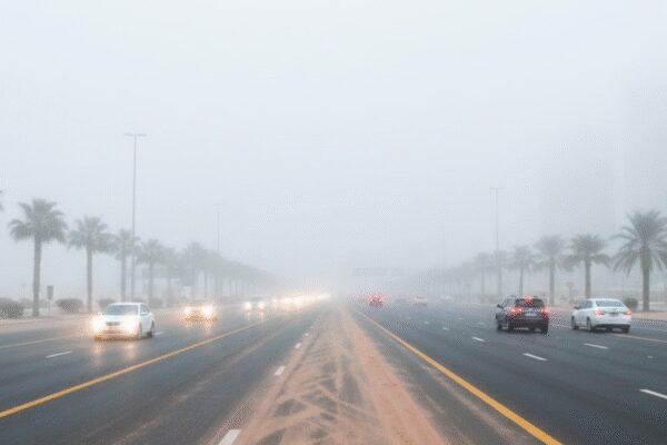 UAE Weather: Red and yellow fog alerts as visibility drops in Abu Dhabi and Dubai | World News