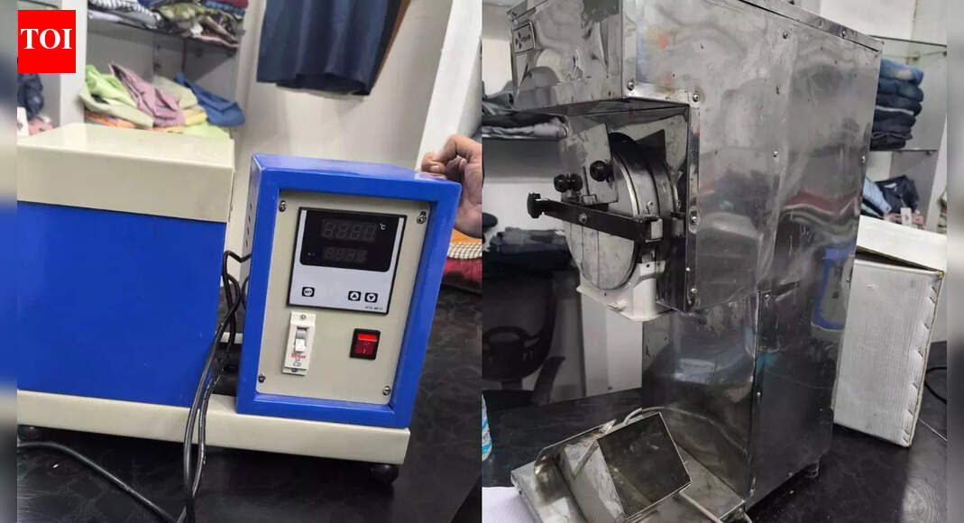 ‘Bomb-making’ machine in Faridabad home: First images reveal how terror doctor Muzammil improvised his explosive setup