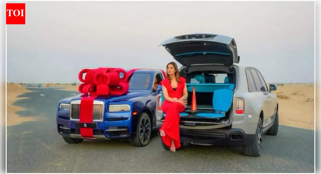 Nargis Fakhri’s husband Tony Beig gifts her luxury car worth Rs 10.3 crore on birthday, shares amazing photos