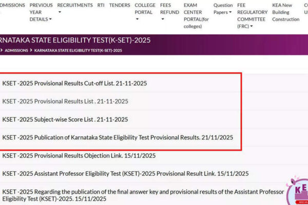 KSET 2025 results declared: Check cut-off and subject-wise scores online at cetonline.karnataka.gov.in