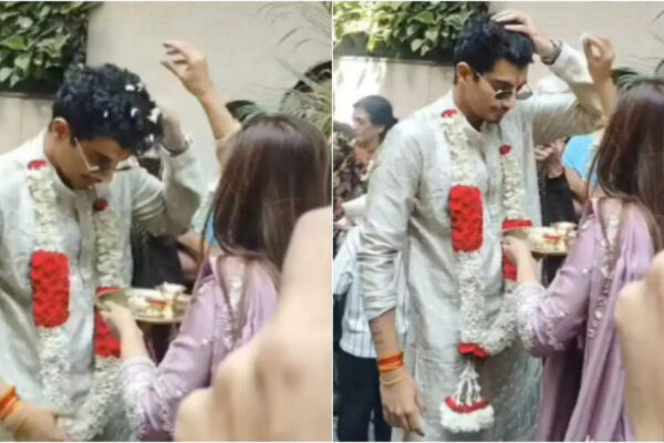 Palash Muchhal receives loving welcome at bride-to-be Smriti Mandhana’s home before November 23 wedding