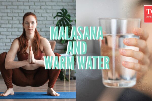 What happens to your body when you practice Malasana with warm water every morning for 7 days