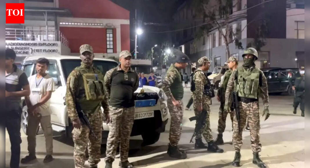 Security forces in Manipur have apprehended four militants from banned groups involved in extortion activities. The arrests, made in Thoubal and Imphal West districts, led to the recovery of weapons, ammunition, and incriminating documents. These operations are part of ongoing efforts amidst the state’s persistent ethnic violence. Representational file photo (PTI) NEW DELHI: Security forces in Manipur, on Saturday, arrested four militants linked to banned groups for allegedly carrying out extortion. In Thoubal district, officers picked up a man from his home in Itham Awang on Friday after weapons were found in his possession. Police said they recovered an SLR rifle with 12 rounds and two wireless sets. A day earlier, three active cadres of the banned People’s Liberation Army were arrested from Keishampat Thouda Bhabok Leikai in Imphal West. The trio was involved in extortion. A pistol, ammunition and documents linked to the outfit were seized from them. Security forces also arrested a member of the proscribed Prepak group from Luwangsangbam in Imphal East on Thursday. He was accused of demanding money from residents in the valley areas. Search operations have been ongoing across the state as Manipur continues to grapple with the ethnic violence that began two years ago. More than 260 people have been killed and thousands displaced since clashes between Meiteis and Kuki-Zo groups broke out in May 2023. The Centre imposed president’s rule in Manipur on 13 February. The state assembly, whose term runs till 2027, is currently under suspended animation.About the AuthorTOI News DeskThe TOI News Desk comprises a dedicated and tireless team of journalists who operate around the clock to deliver the most current and comprehensive news and updates to the readers of The Times of India worldwide. With an unwavering commitment to excellence in journalism, our team is at the forefront of gathering, verifying, and presenting breaking news, in-depth analysis, and insightful reports on a wide range of topics. The TOI News Desk is your trusted source for staying informed and connected to the ever-evolving global landscape, ensuring that our readers are equipped with the latest developments that matter most.”Read MoreEnd of ArticleFollow Us On Social MediaVideosTejas Crash: IAF Pilot Killed In Dubai Crash Identified As Wing Commander Namansh SyalDefence Experts Break Down Possible Causes Behind Tejas Fighter Jet Crash In DubaiPM Modi Gets Rousing Welcome From Indian Diaspora In Johannesburg Ahead Of G20 Summit | South Africa’‘I Am A Hindu’: Shashi Tharoor Evokes Swami Vivekananda To Tell The World What Hinduism Stands ForAmit Shah Says BSF Crushed 118 Pak Posts, He Issues Tough Security Message From Sindoor Van In KutchEx-CIA Reveals Savage Reply To Imran Khan’s PTI After Apology Demand Over His India-Pak War Analysis’All 140 MLAs Are Mine’: DK Shivakumar Amid Karnataka CM Speculation; Siddaramaiah RespondsKabul Turns To India As New Trade Partner Amid Pak Blockades And Push For Fresh Regional CorridorsTejas Crashes In Dubai Air Show Display As Massive Fireball Sparks Panic, Pilot Succumbs To InjuriesDeadly 5.5 Earthquake Rocks Bangladesh, Killing At Least Six, Triggers Widespread Panic Across Dhaka123PhotostoriesWorst MET Gala dresses of all timeKareena Kapoor’s Ladakh-inspired printed silk shirt and dramatic fringe skirt are the fashion plot twist of 202510 Morning habits that boost brain power in children5 surprising vitamin D-rich foods Indians often overlookNot losing weight despite clean eating? Top GI surgeon suggests checking 7 hidden medical cluesWhy do kids need Vitamin B12? Deficiency signs parents must be aware ofKidney disease emerges as the ninth leading cause of death globally: Early signs you should not ignoreShahid Kapoor and Mira Rajput’s parenting style: Love, roots and real-life lessonsIntroducing solids? Experts talk about the best first foods for growth, immunity & brain developmentHow to dress like MAGA women:Decoding Karoline Leavitt and Kristi Noem’s style secrets123Hot PicksDelhi AQI TodayBihar Minister List 2025Bihar CM Oath CeremonyGold rate todaySilver rate todayPublic Holidays NovemberBank Holidays NovemberTop TrendingPortland Trail Blazers vs Golden State WarriorsSavannah JamesMiami Heat vs Chicago BullsSophie CunninghamHow to get Vecna Skin in FortniteAdam FootePM ModiLebron JamesSophie CunninghamMLB Trade Rumors